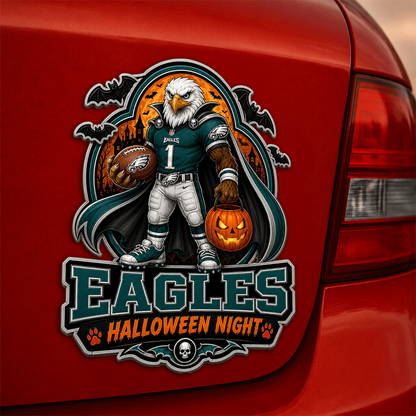 PHI x NFL Halloween Edition Car Namge Badge