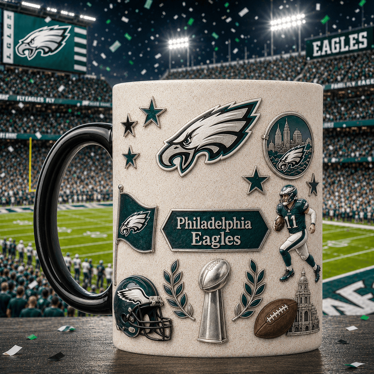 PHI x NFL Premium Fan Pride Mug