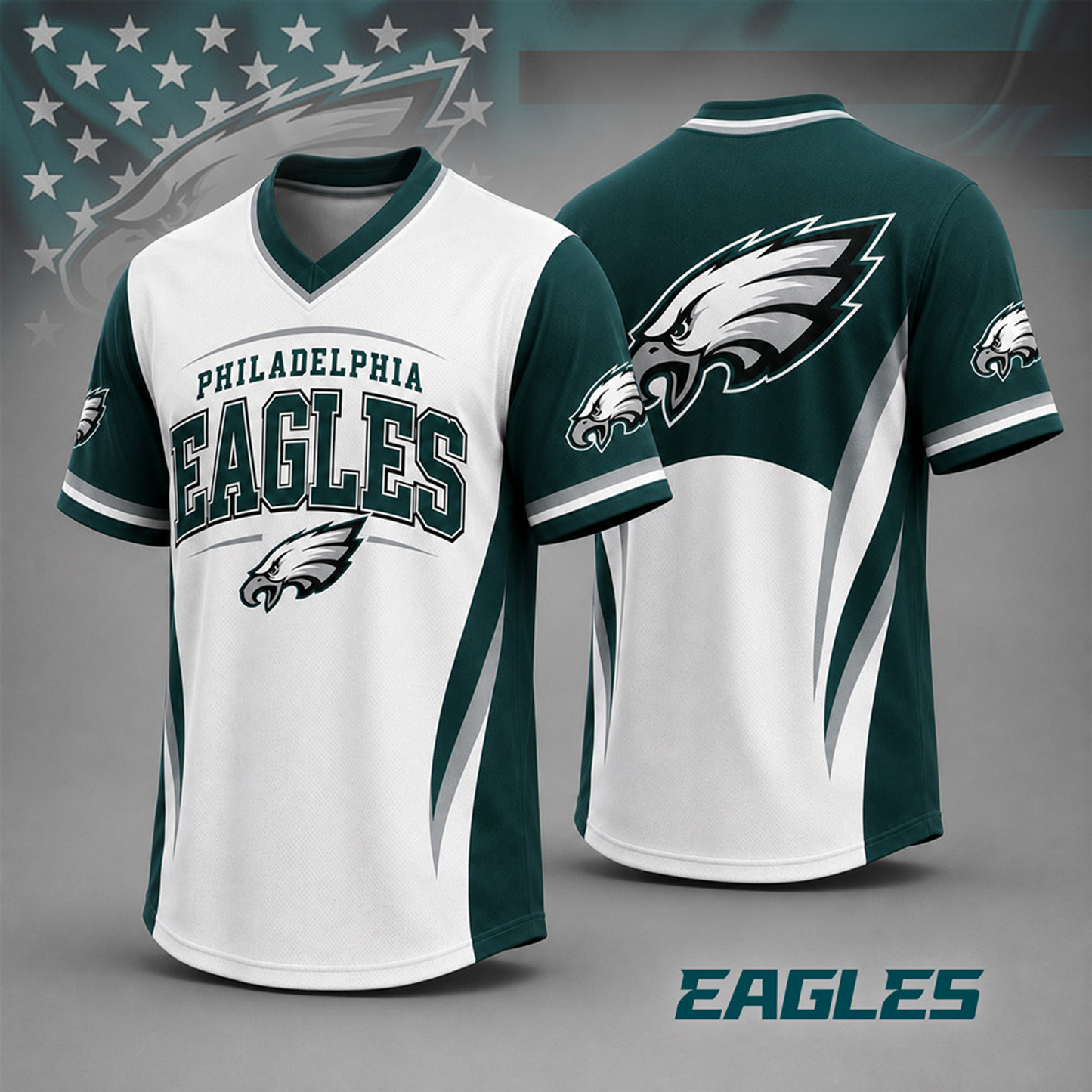 PHI x NFL Team Spirit V-Neck Jersey