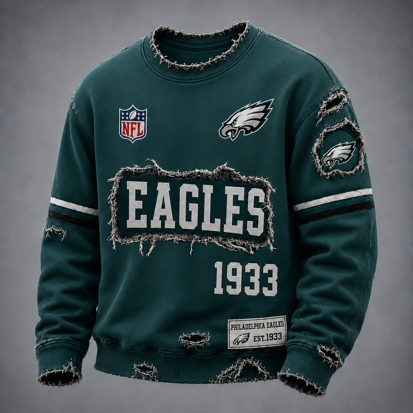 PHI x NFL LUXURY V-Neck T-Shirt 3005 DatND DVT