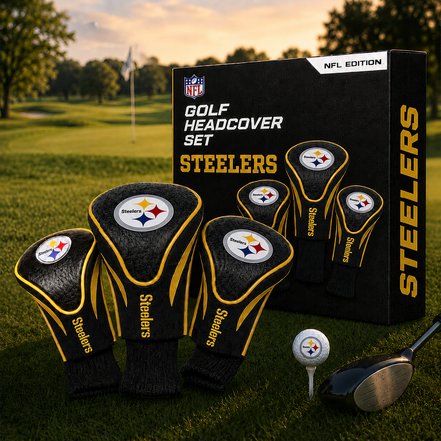PIT Team Golf NFL 3-Pack Contour Sock Headcovers