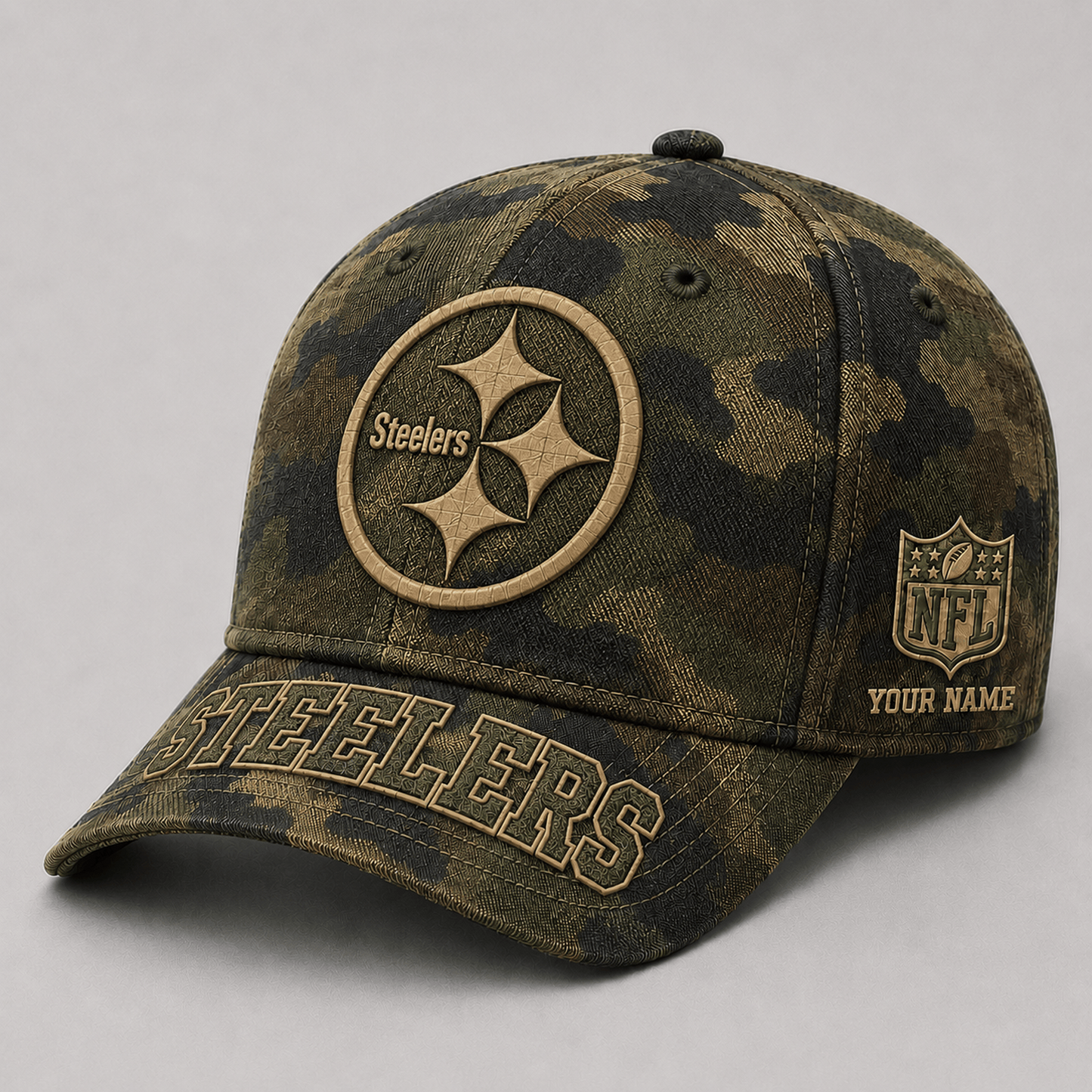 PIT x NFL Military Camo Classic Cap