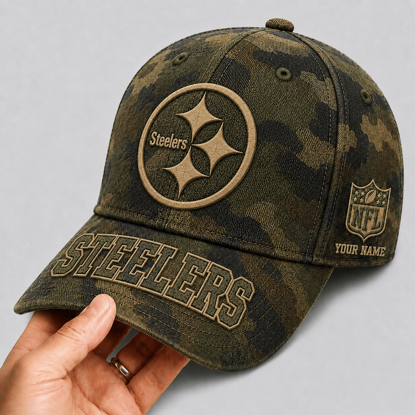PIT x NFL Military Camo Classic Cap