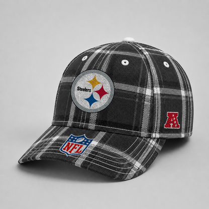 PIT x NFL Premium Varsity Plaid Cap