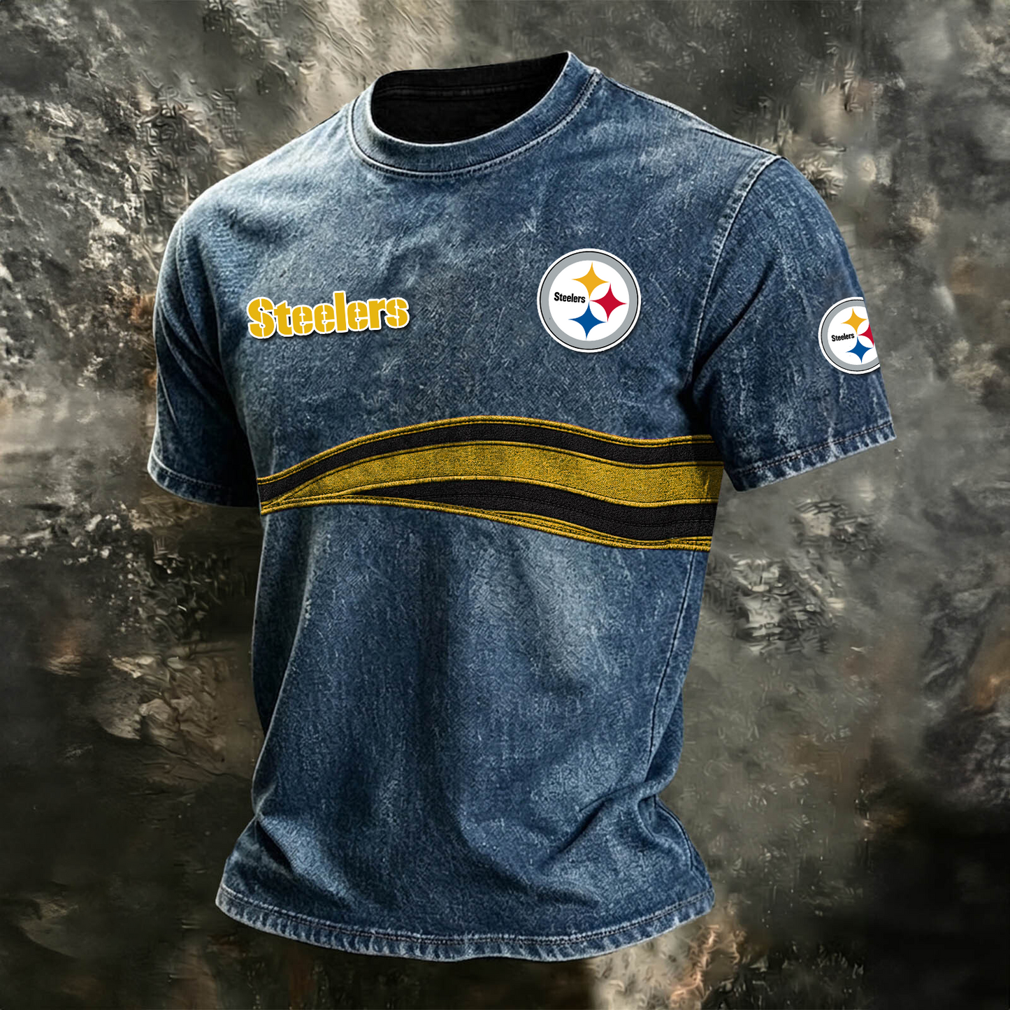 PIT x NFL Washed Cotton Retro Men's T-shirt