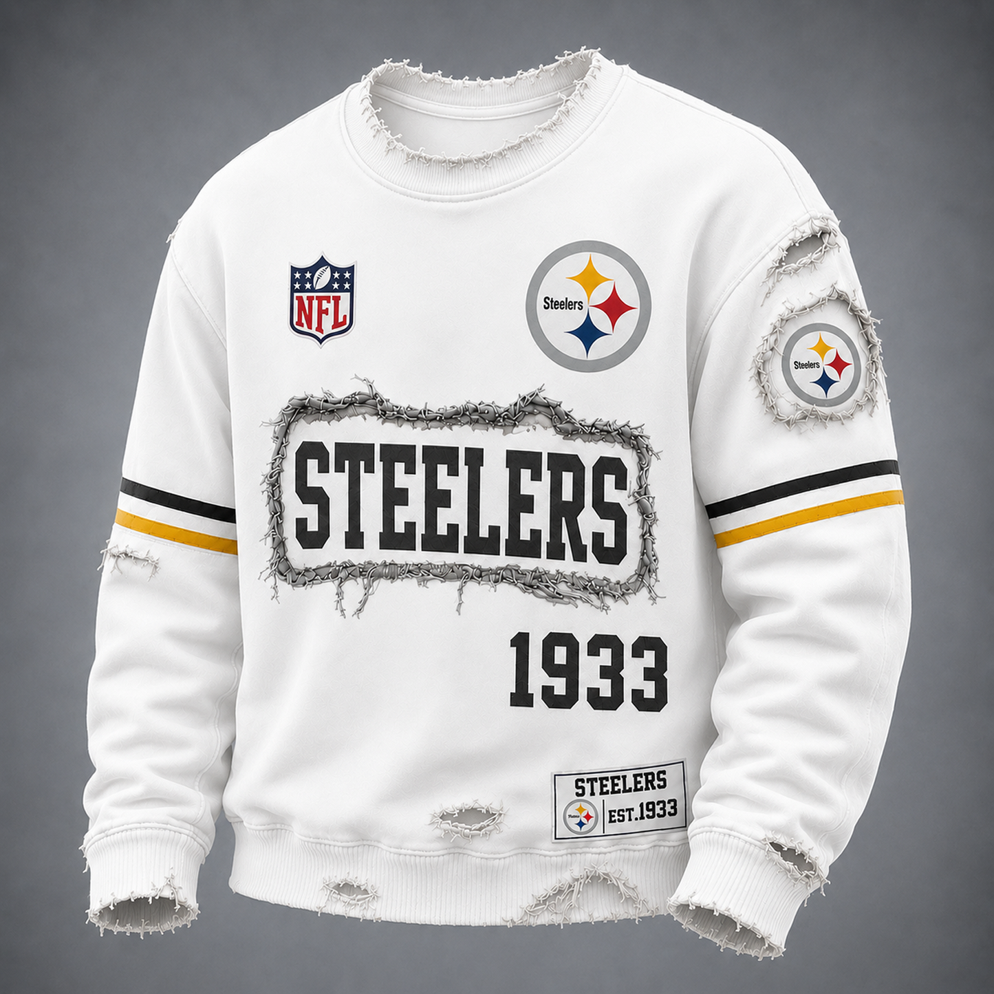 PIT x NFL LUXURY V-Neck T-Shirt 3005 DatND DVT