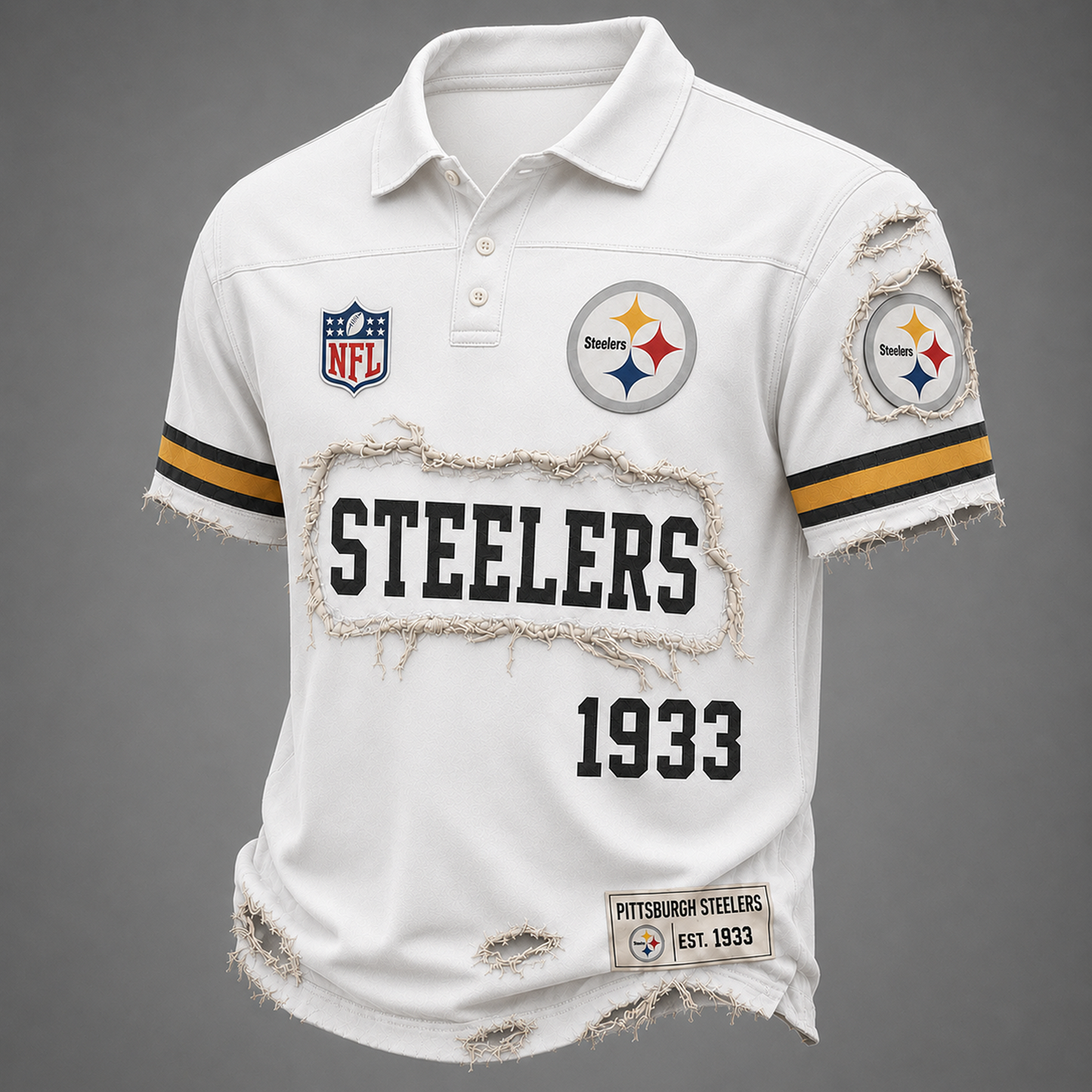 PIT x NFL LUXURY V-Neck T-Shirt 3005 DatND DVT