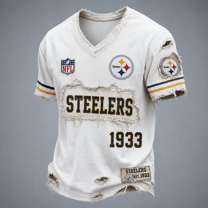 PIT x NFL LUXURY V-Neck T-Shirt 3005 DatND DVT