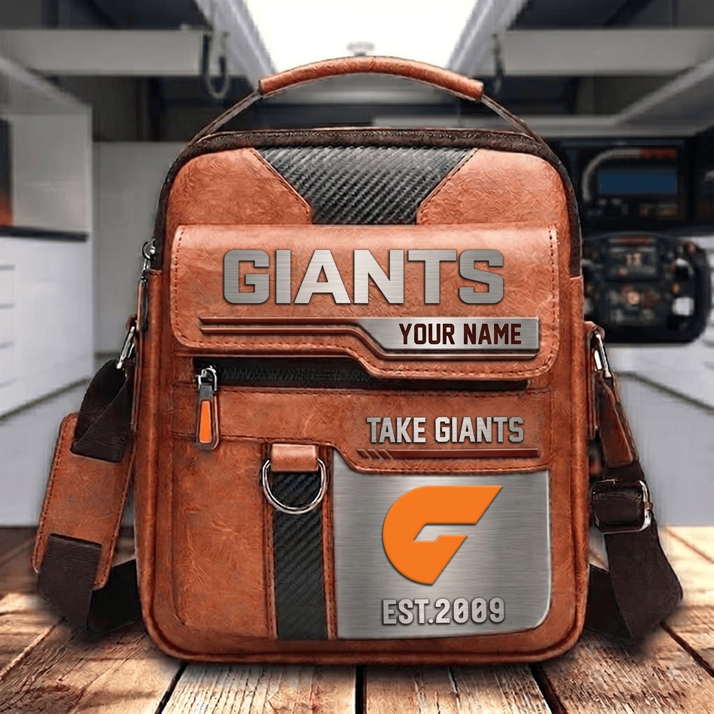 PREMIUM AFL X GWS PERSONALIZED Leather Handbag LIMITED EDITION