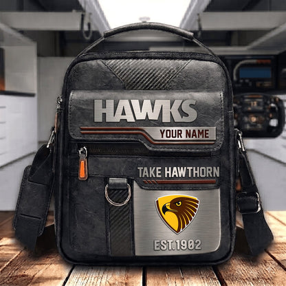 PREMIUM AFL X HAW PERSONALIZED Leather Handbag LIMITED EDITION