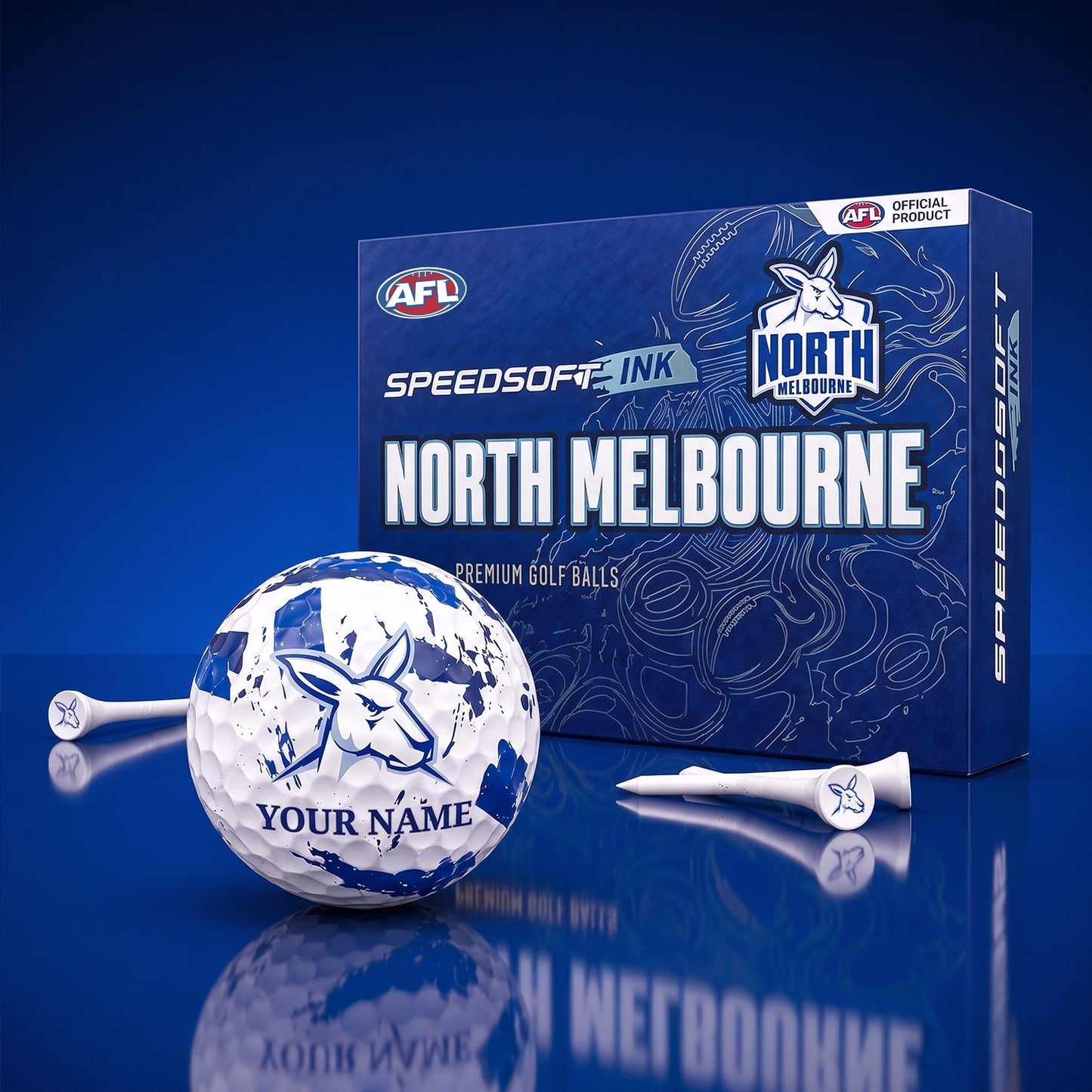PREMIUM AFL X NM EXCLUSIVE PERSONALIZED GOLF BALL SET LIMITED EDTION