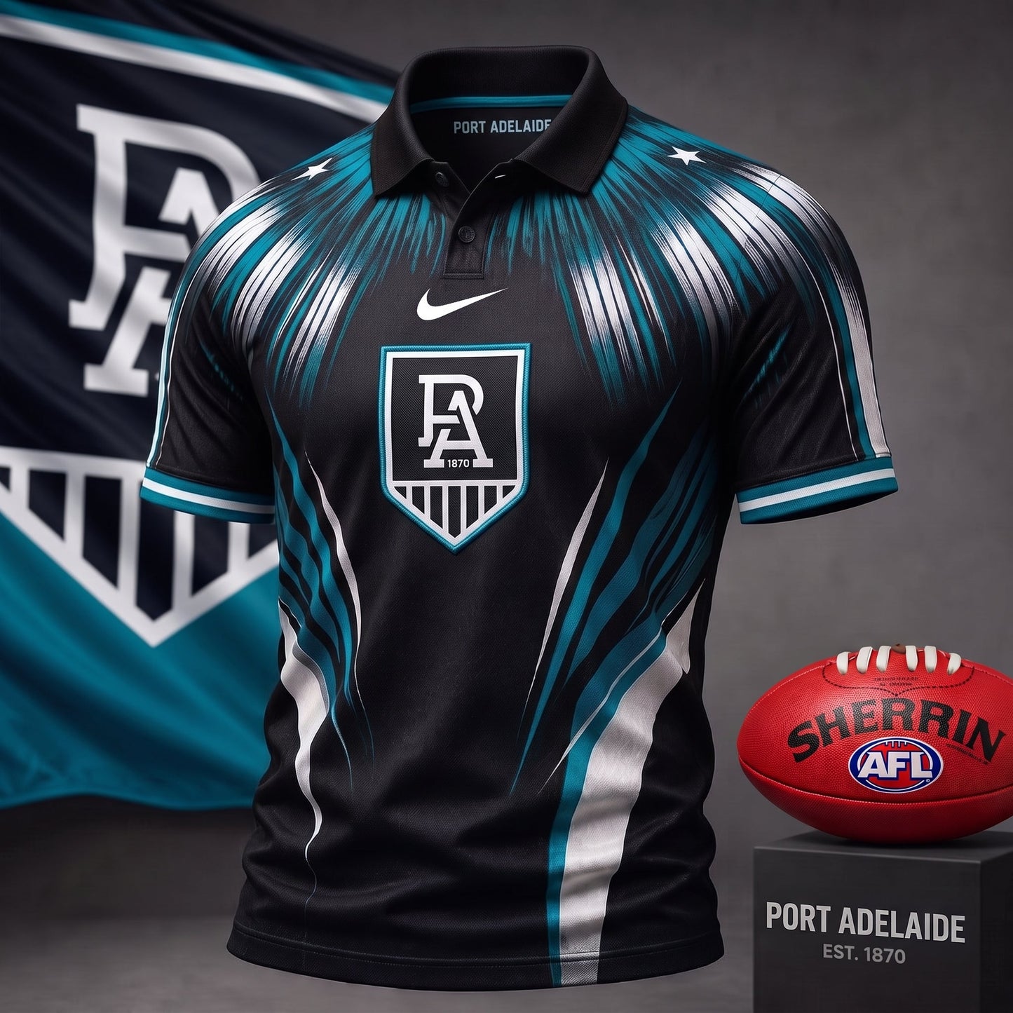 PREMIUM AFL X PA EXCULISVE COLORFUL POLO SHIRT LIMITED EDITION
