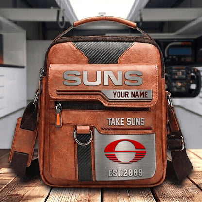 PREMIUM AFL X SUN PERSONALIZED Leather Handbag LIMITED EDITION