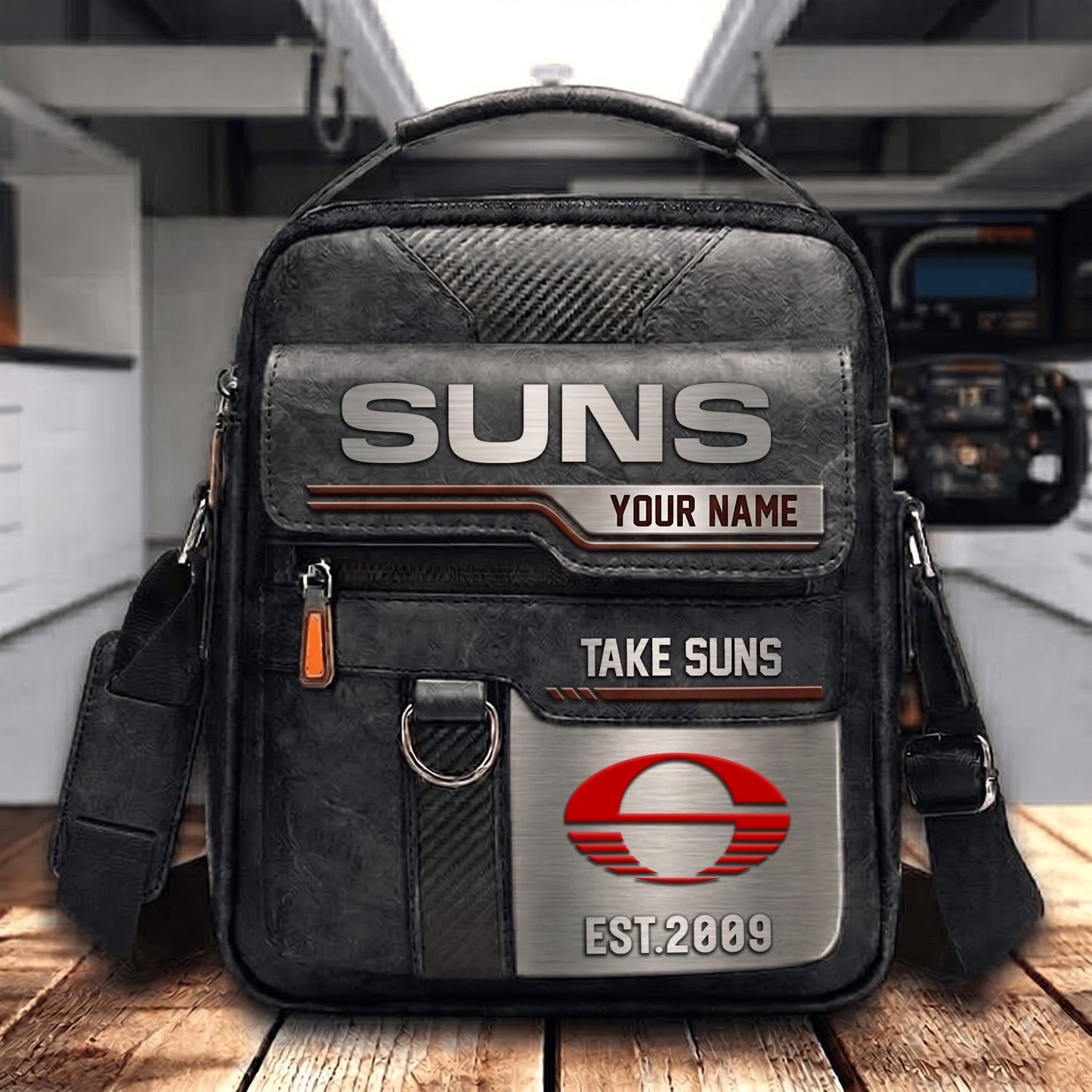 PREMIUM AFL X SUN PERSONALIZED Leather Handbag LIMITED EDITION