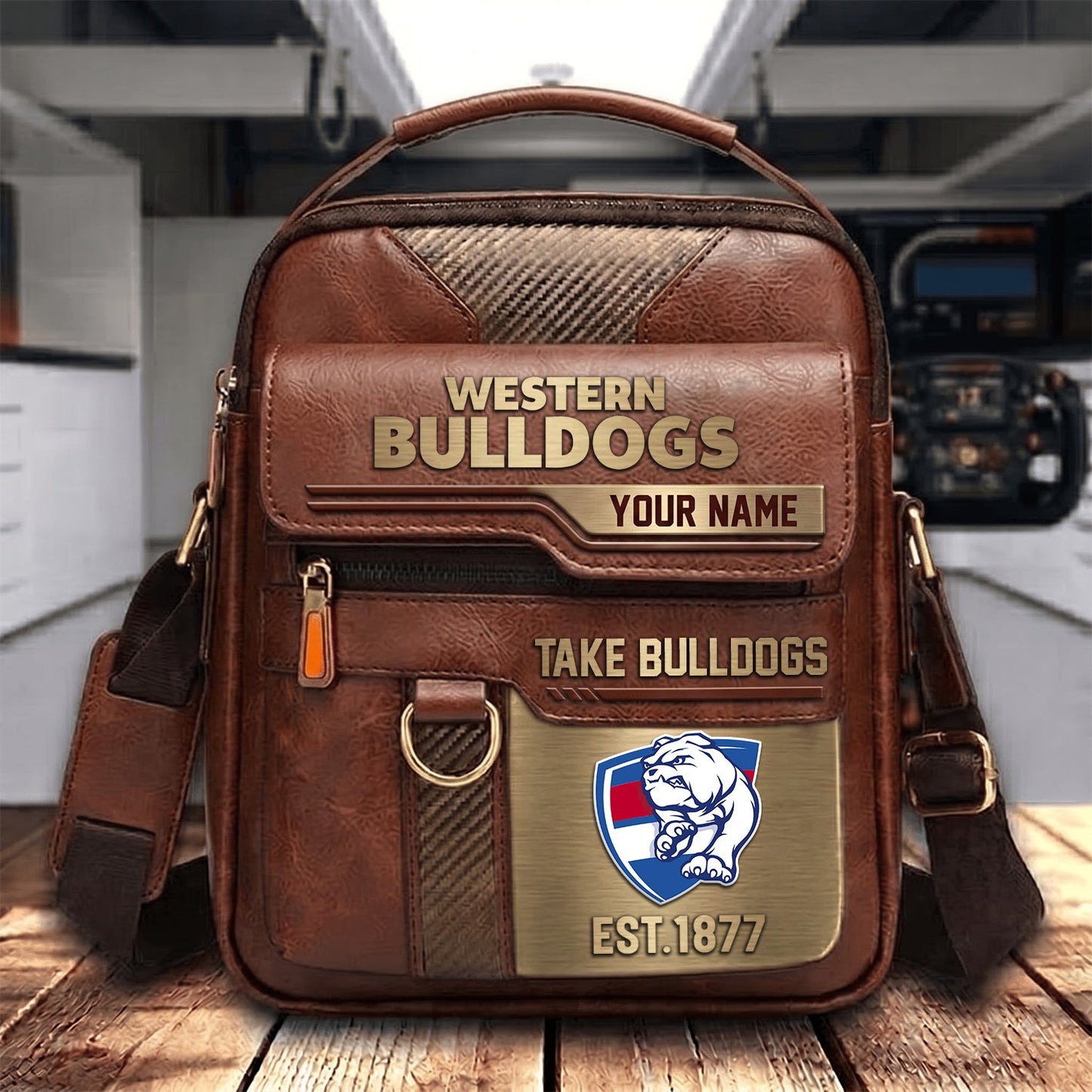 PREMIUM AFL X WB PERSONALIZED Leather Handbag LIMITED EDITION
