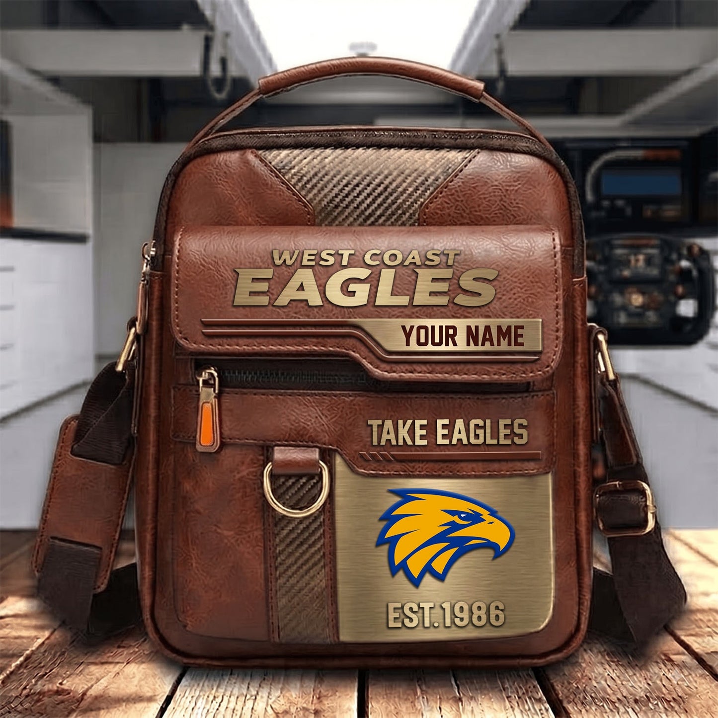 PREMIUM AFL X WCE PERSONALIZED Leather Handbag LIMITED EDITION