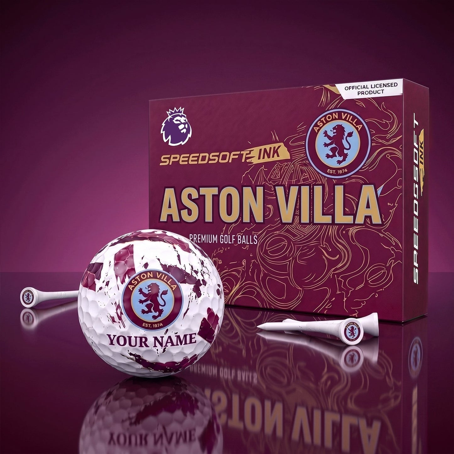 PREMIUM EPL X AST EXCLUSIVE PERSONALIZED GOLF BALL SET LIMITED EDTION