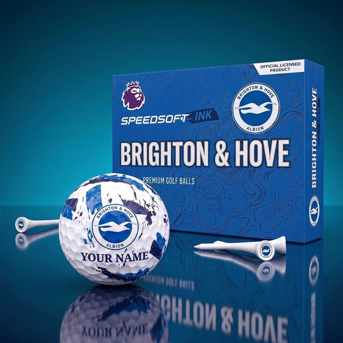 PREMIUM EPL X BRI EXCLUSIVE PERSONALIZED GOLF BALL SET LIMITED EDTION