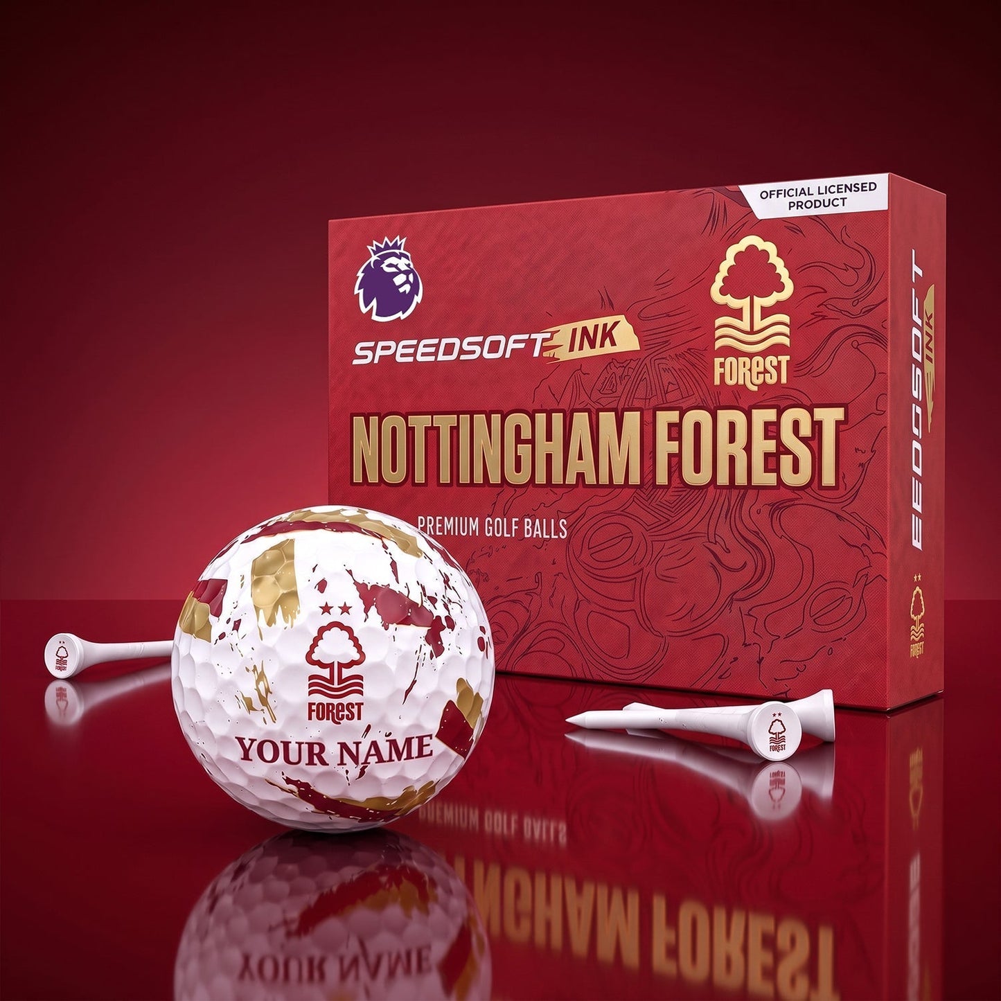 PREMIUM EPL X NOT EXCLUSIVE PERSONALIZED GOLF BALL SET LIMITED EDTION