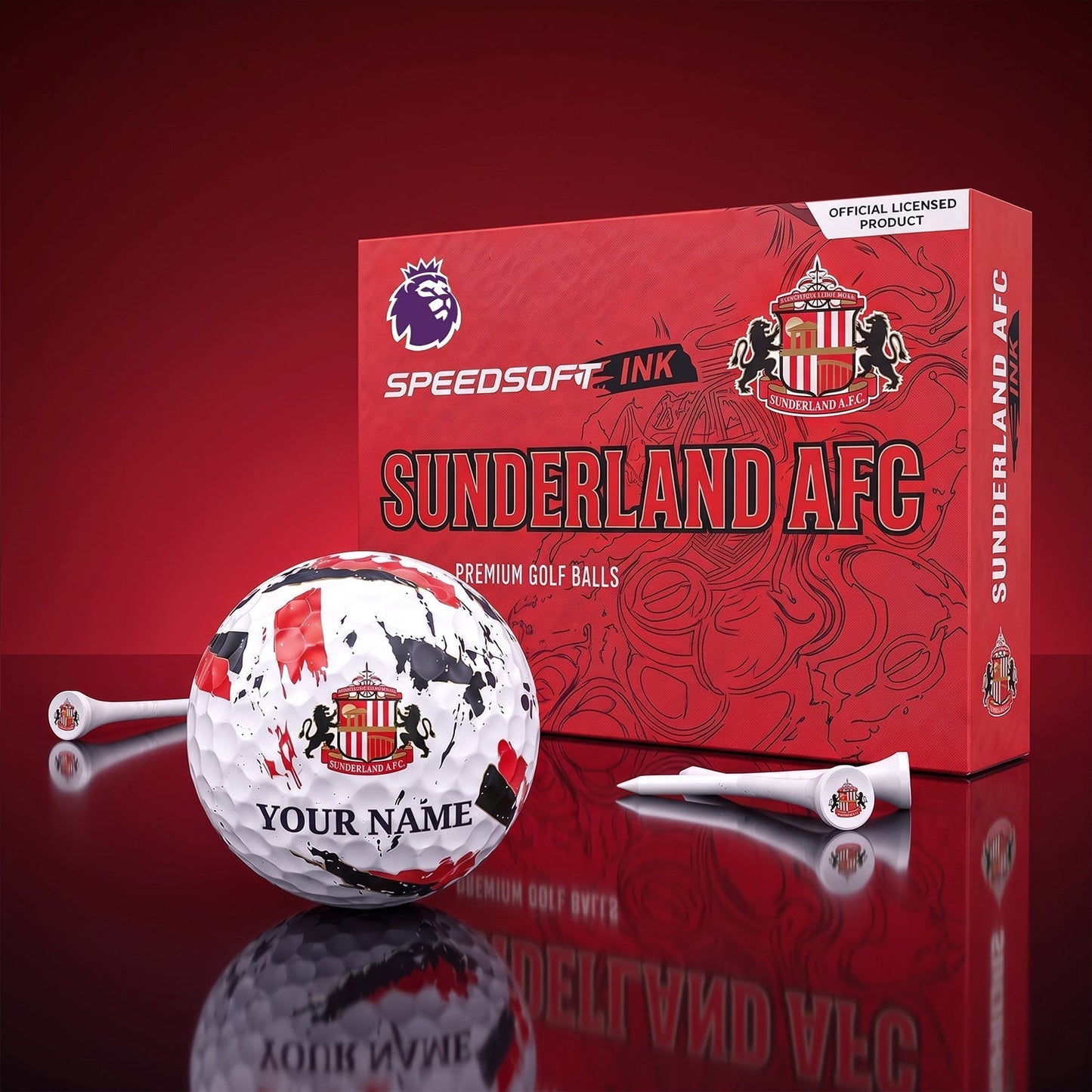 PREMIUM EPL X SUN EXCLUSIVE PERSONALIZED GOLF BALL SET LIMITED EDTION