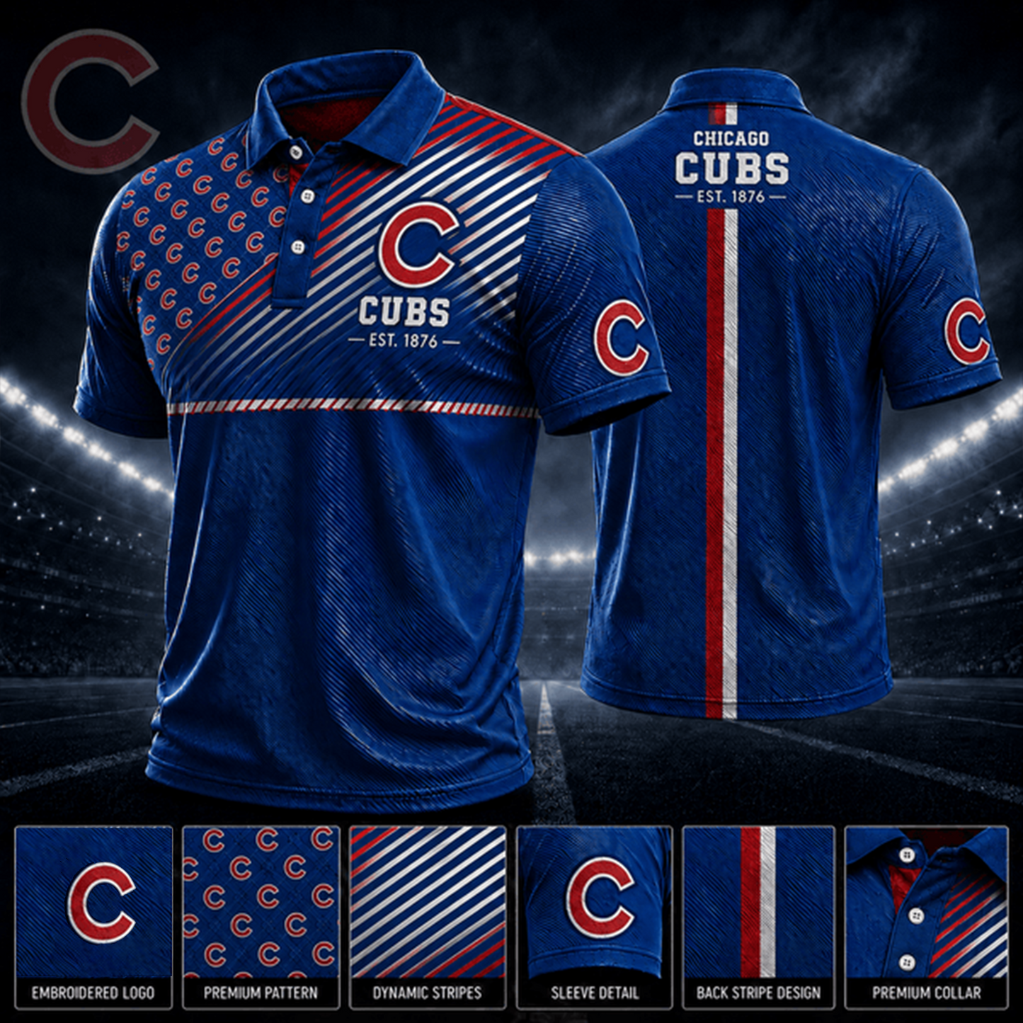 PREMIUM MLB X CC EXCLUSIVE POLO SHIRT LIMITED EDITION