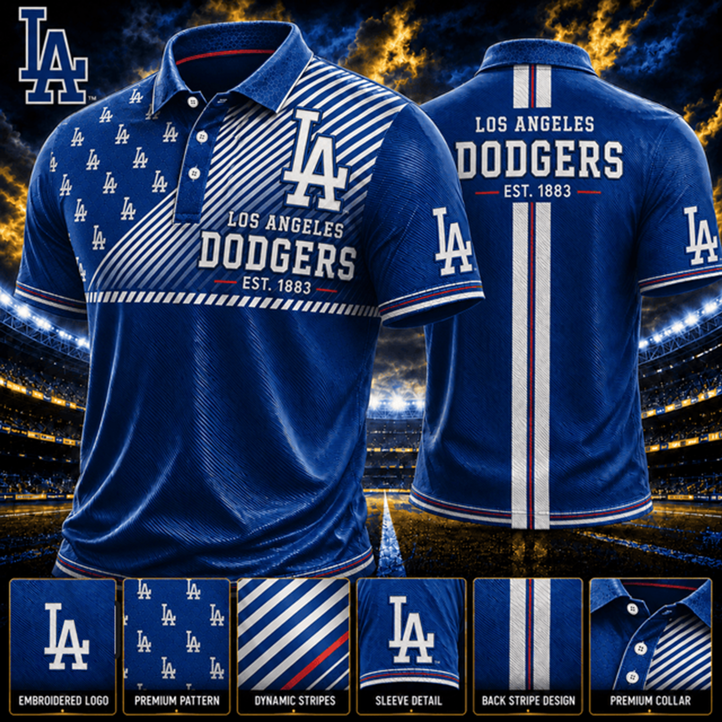 PREMIUM MLB X LAD EXCLUSIVE POLO SHIRT LIMITED EDITION