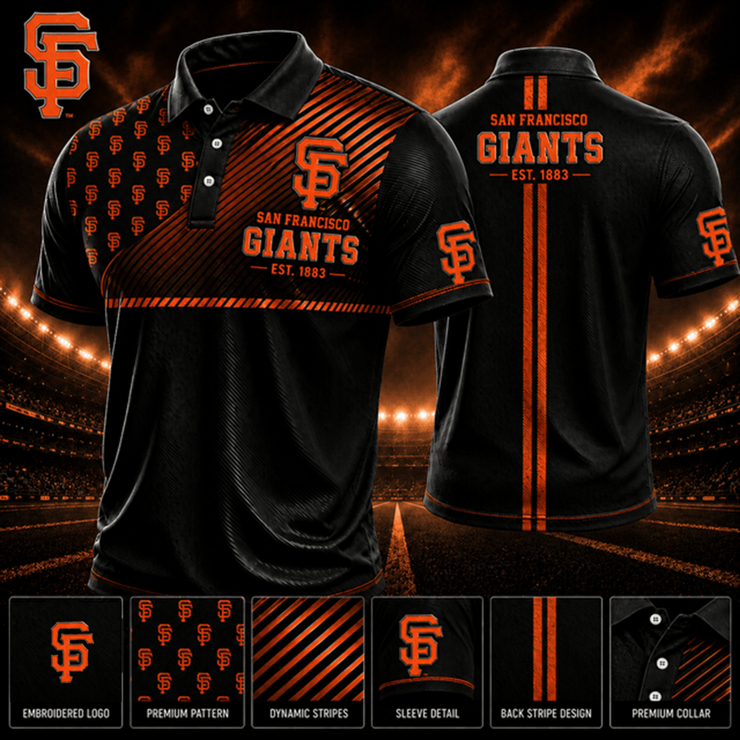 PREMIUM MLB X SFG EXCLUSIVE POLO SHIRT LIMITED EDITION