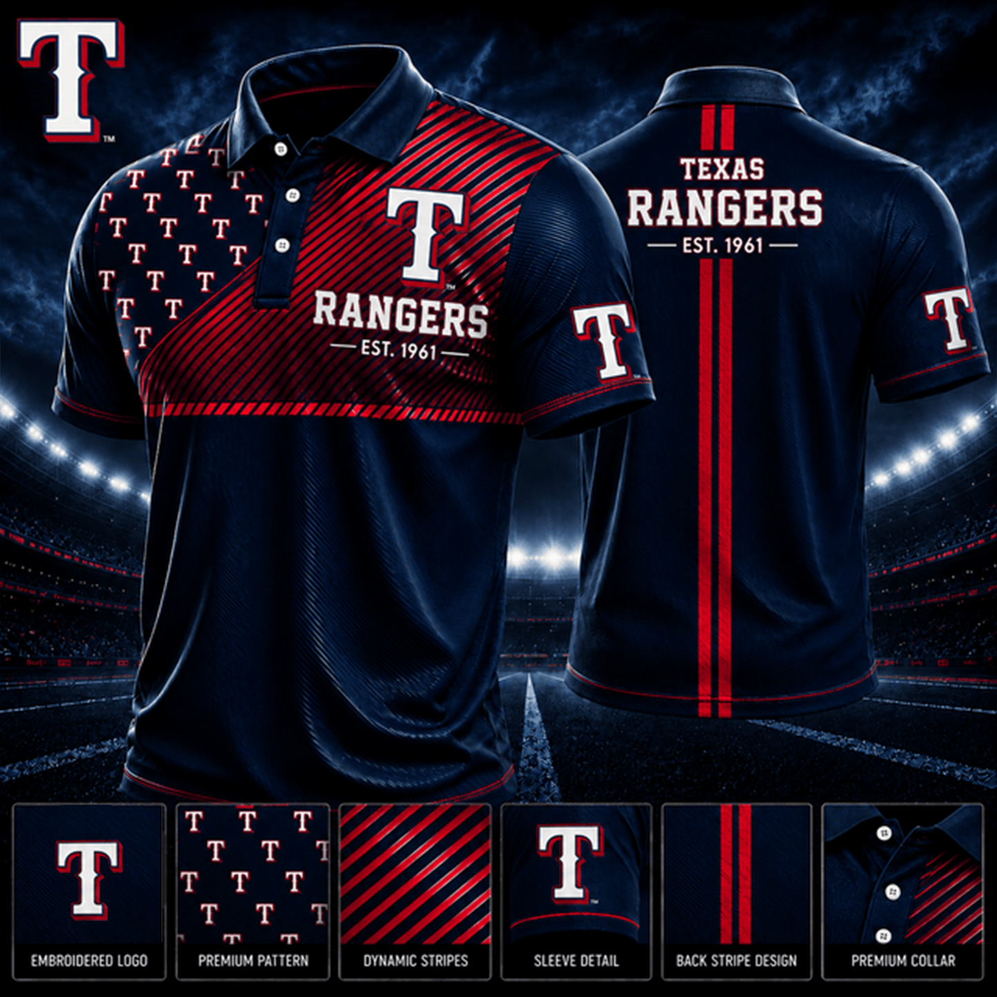PREMIUM MLB X TR EXCLUSIVE POLO SHIRT LIMITED EDITION