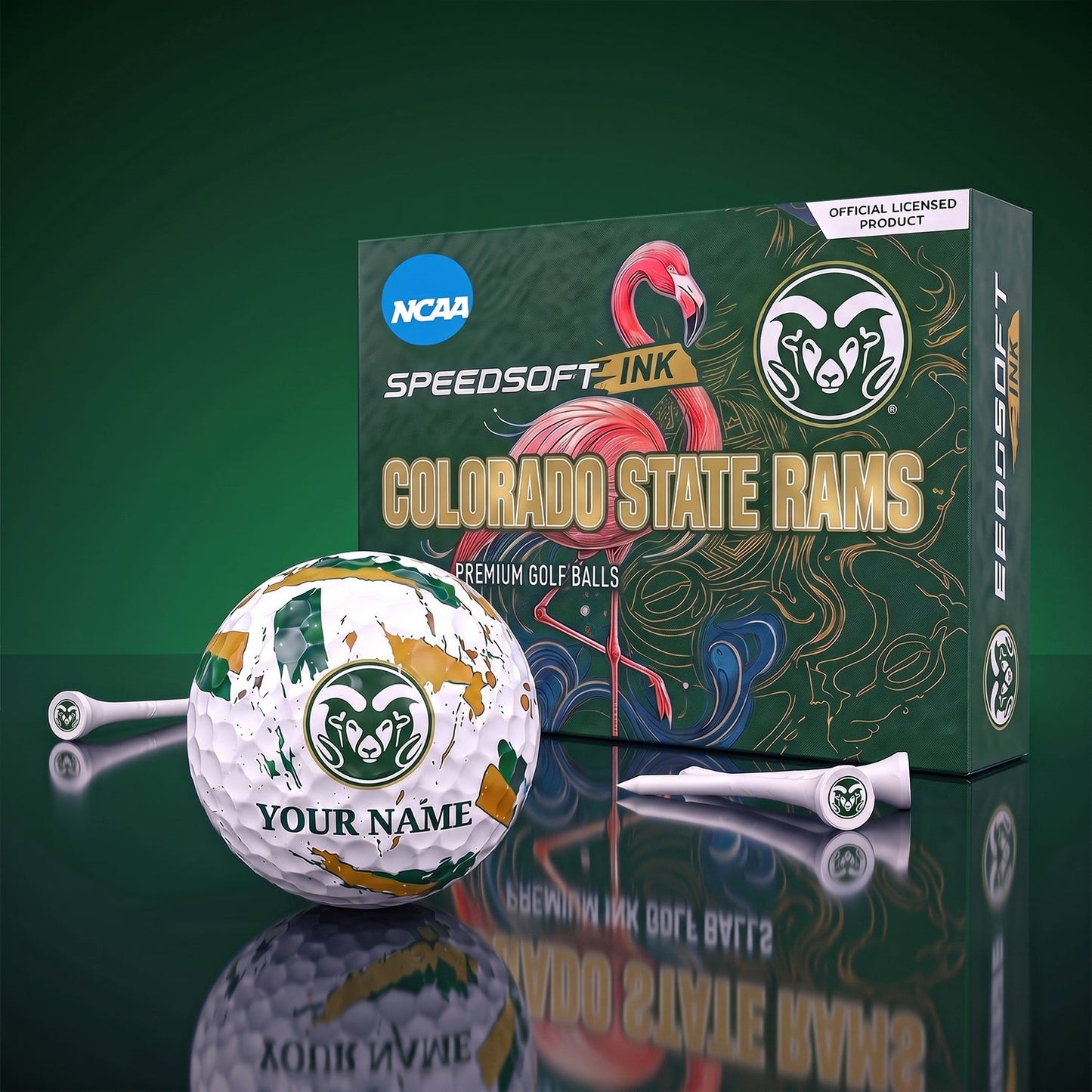 PREMIUM NCAA X CSR EXCLUSIVE PERSONALIZED GOLF BALL SET LIMITED EDTION