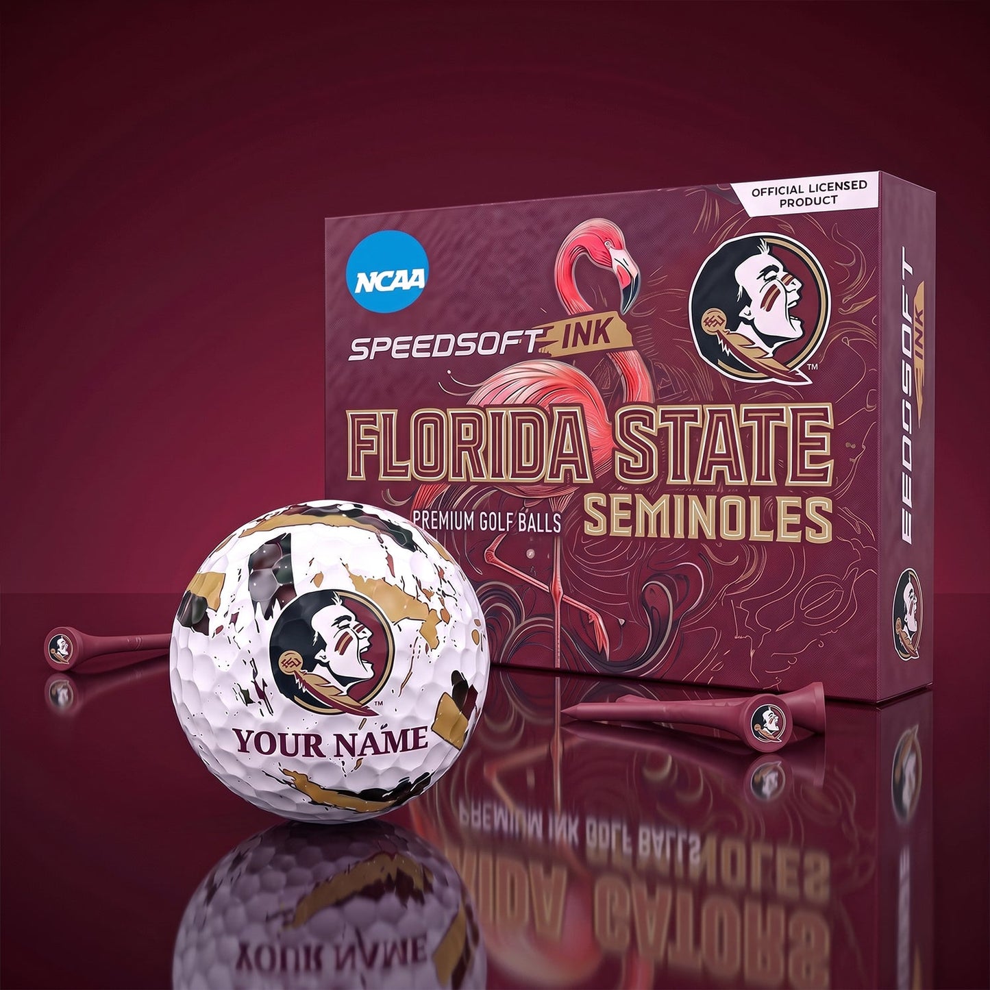 PREMIUM NCAA X FSS EXCLUSIVE PERSONALIZED GOLF BALL SET LIMITED EDTION