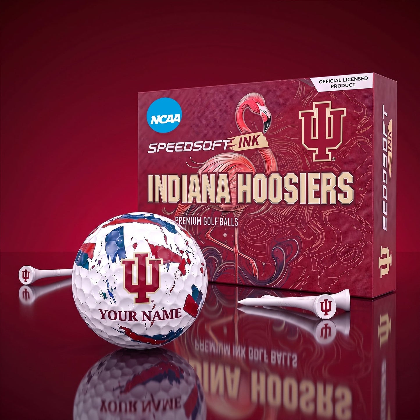 PREMIUM NCAA X HOO EXCLUSIVE PERSONALIZED GOLF BALL SET LIMITED EDTION