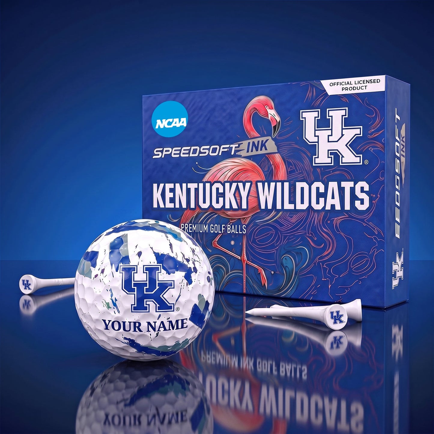 PREMIUM NCAA X KW EXCLUSIVE PERSONALIZED GOLF BALL SET LIMITED EDTION