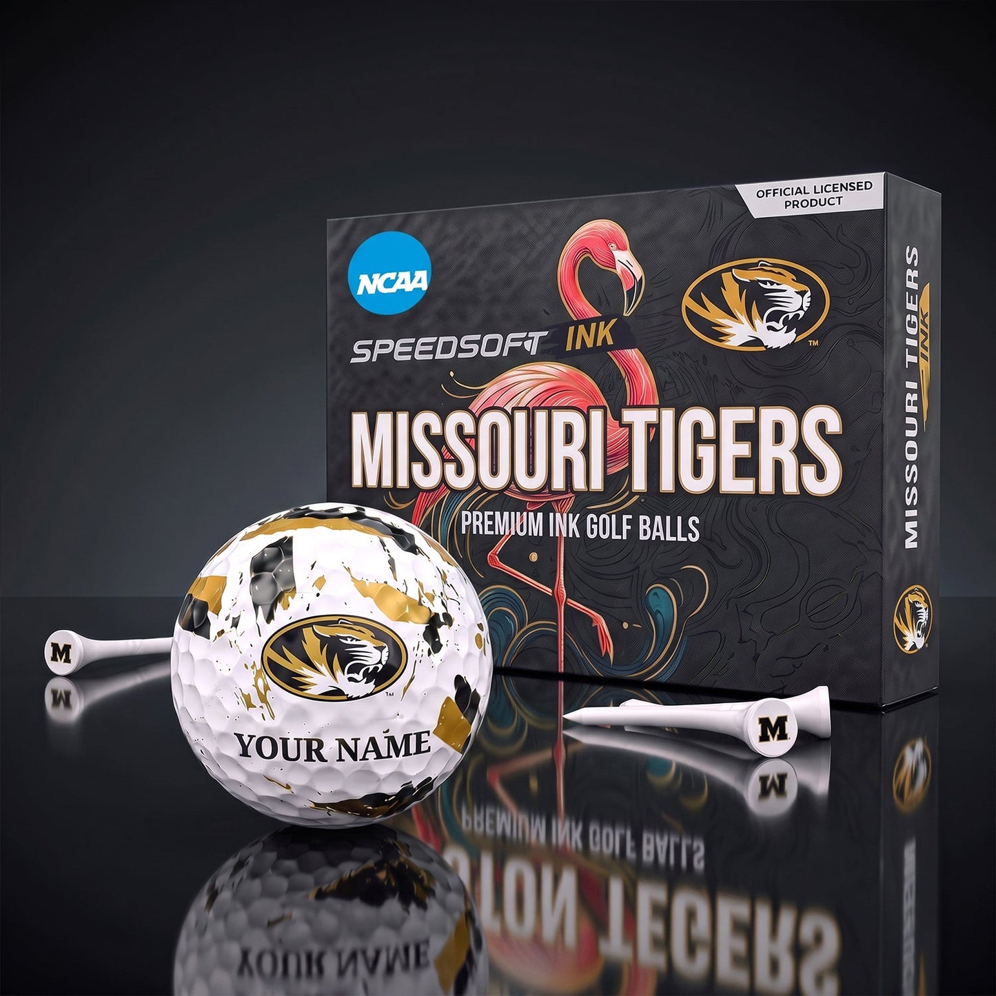 PREMIUM NCAA X MIS EXCLUSIVE PERSONALIZED GOLF BALL SET LIMITED EDTION