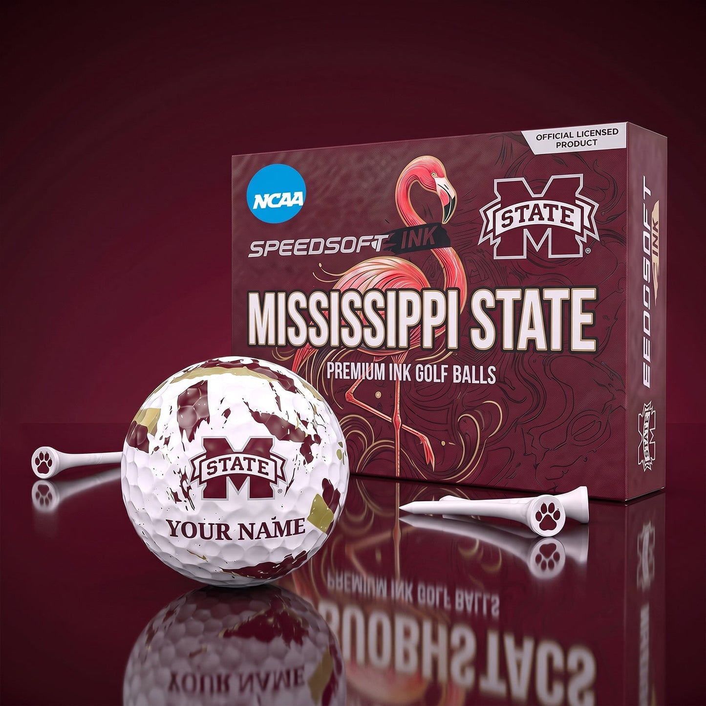 PREMIUM NCAA X MSB EXCLUSIVE PERSONALIZED GOLF BALL SET LIMITED EDTION