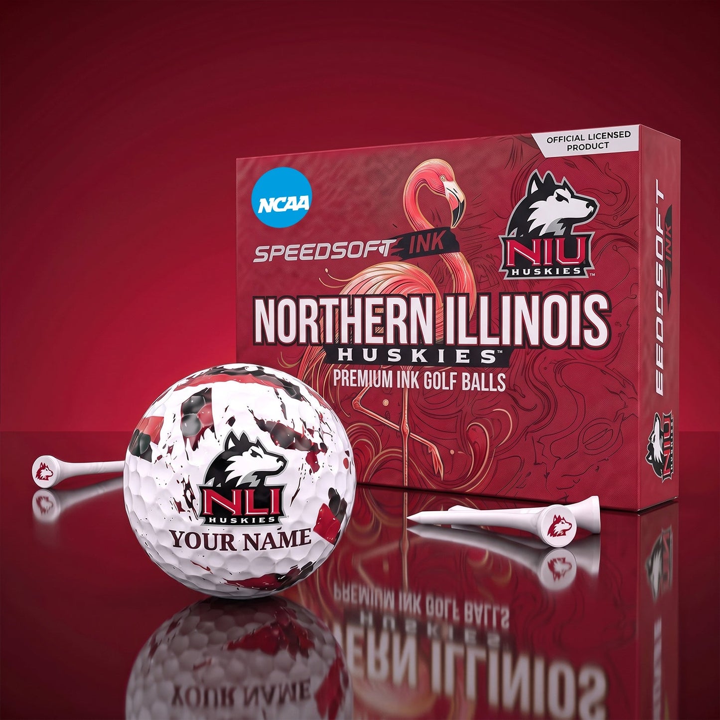PREMIUM NCAA X NIH EXCLUSIVE PERSONALIZED GOLF BALL SET LIMITED EDTION