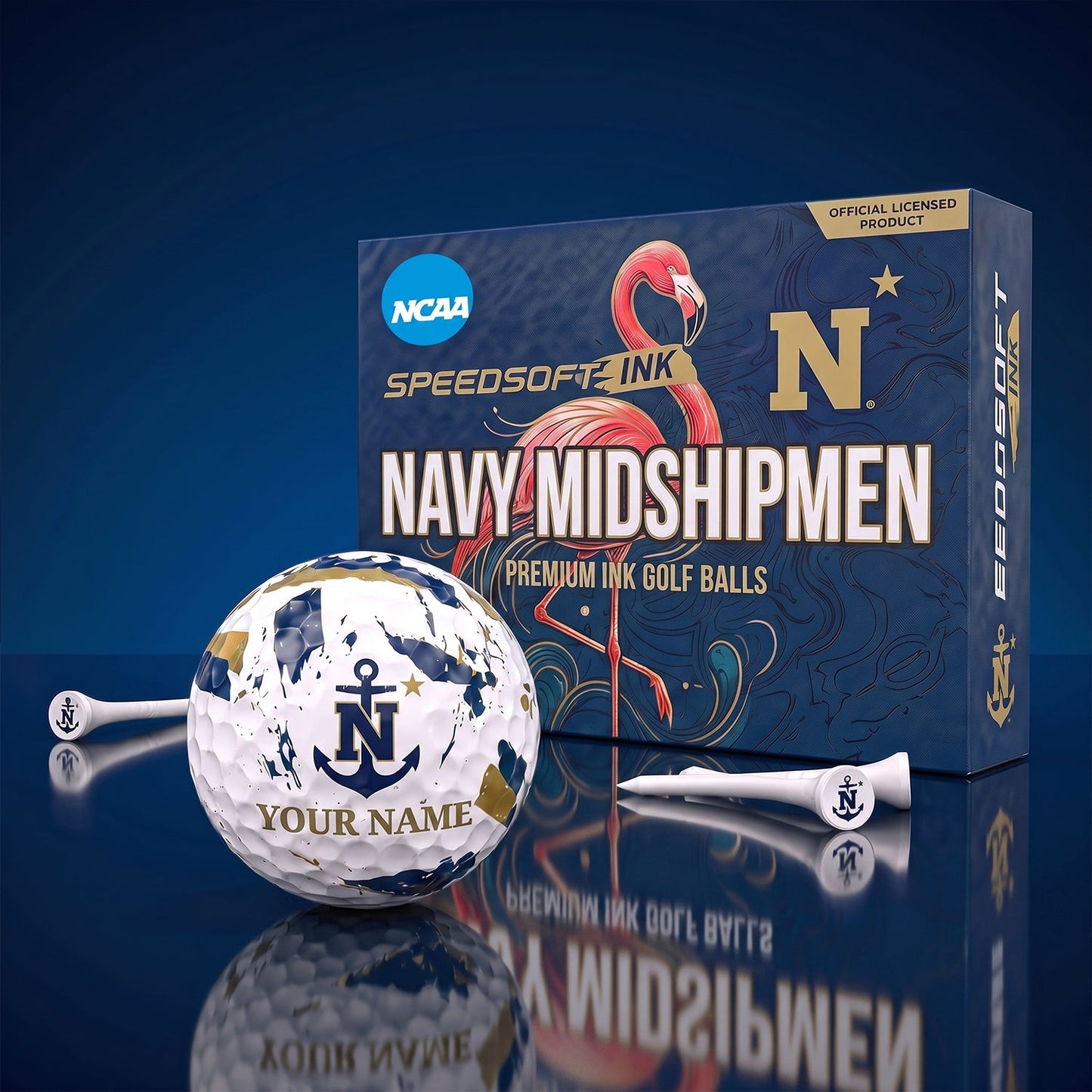 PREMIUM NCAA X NM EXCLUSIVE PERSONALIZED GOLF BALL SET LIMITED EDTION