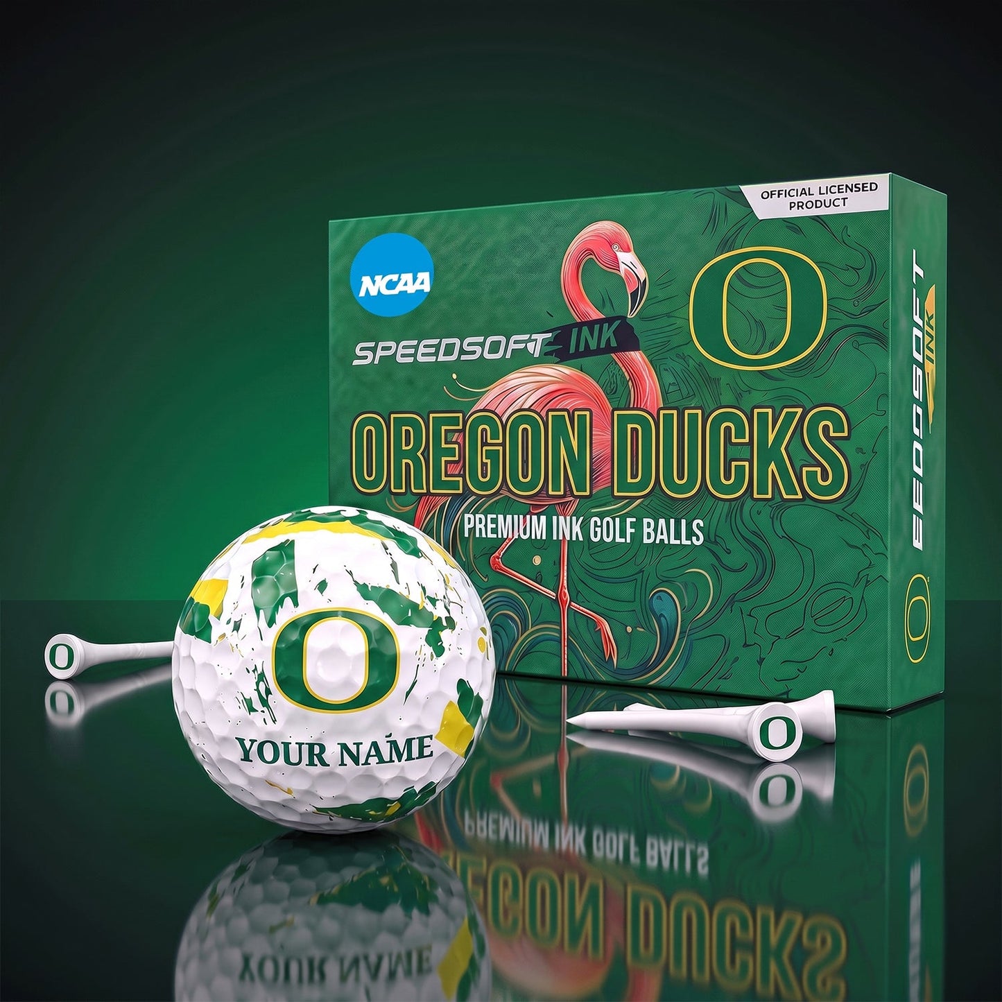 PREMIUM NCAA X OD EXCLUSIVE PERSONALIZED GOLF BALL SET LIMITED EDTION