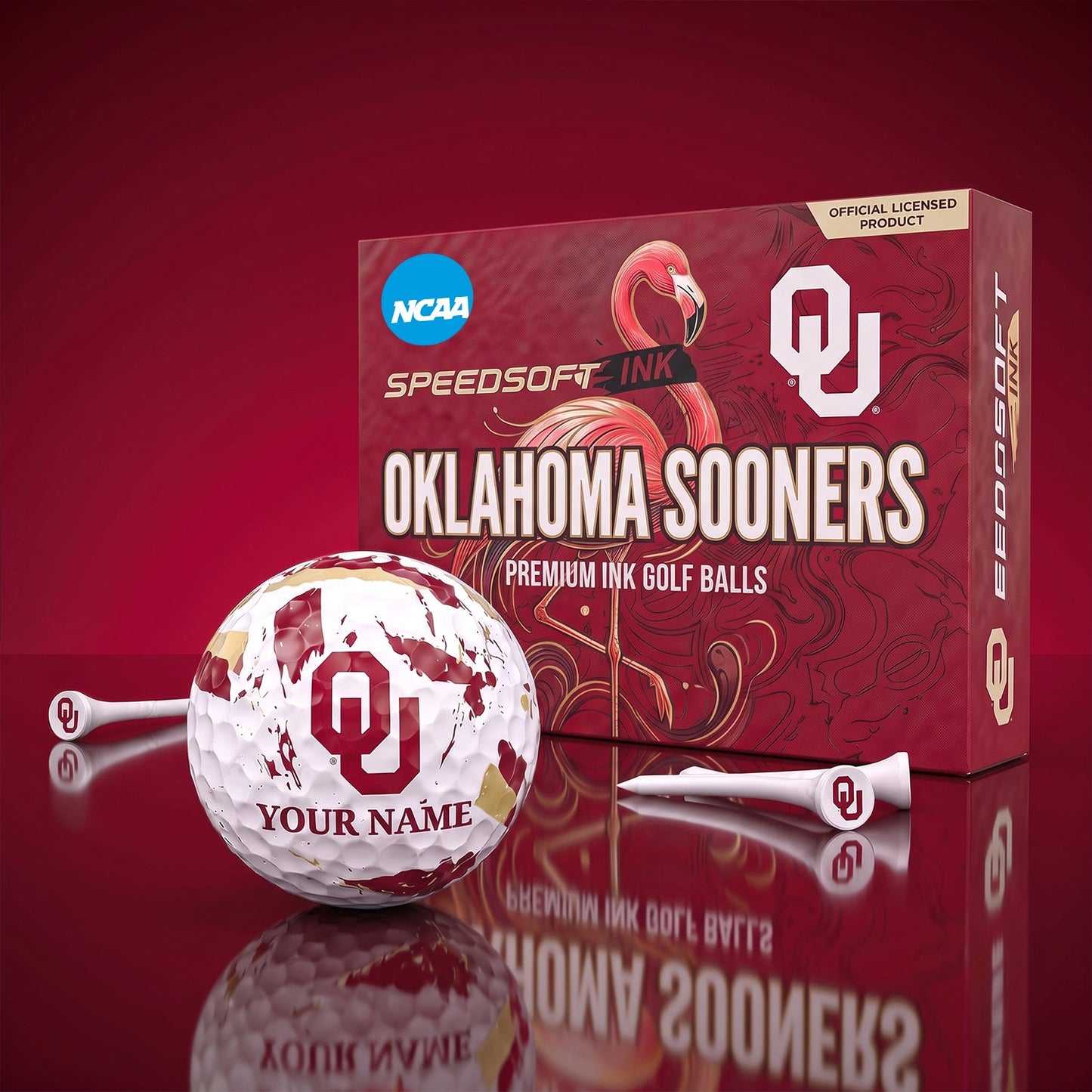 PREMIUM NCAA X OS EXCLUSIVE PERSONALIZED GOLF BALL SET LIMITED EDTION