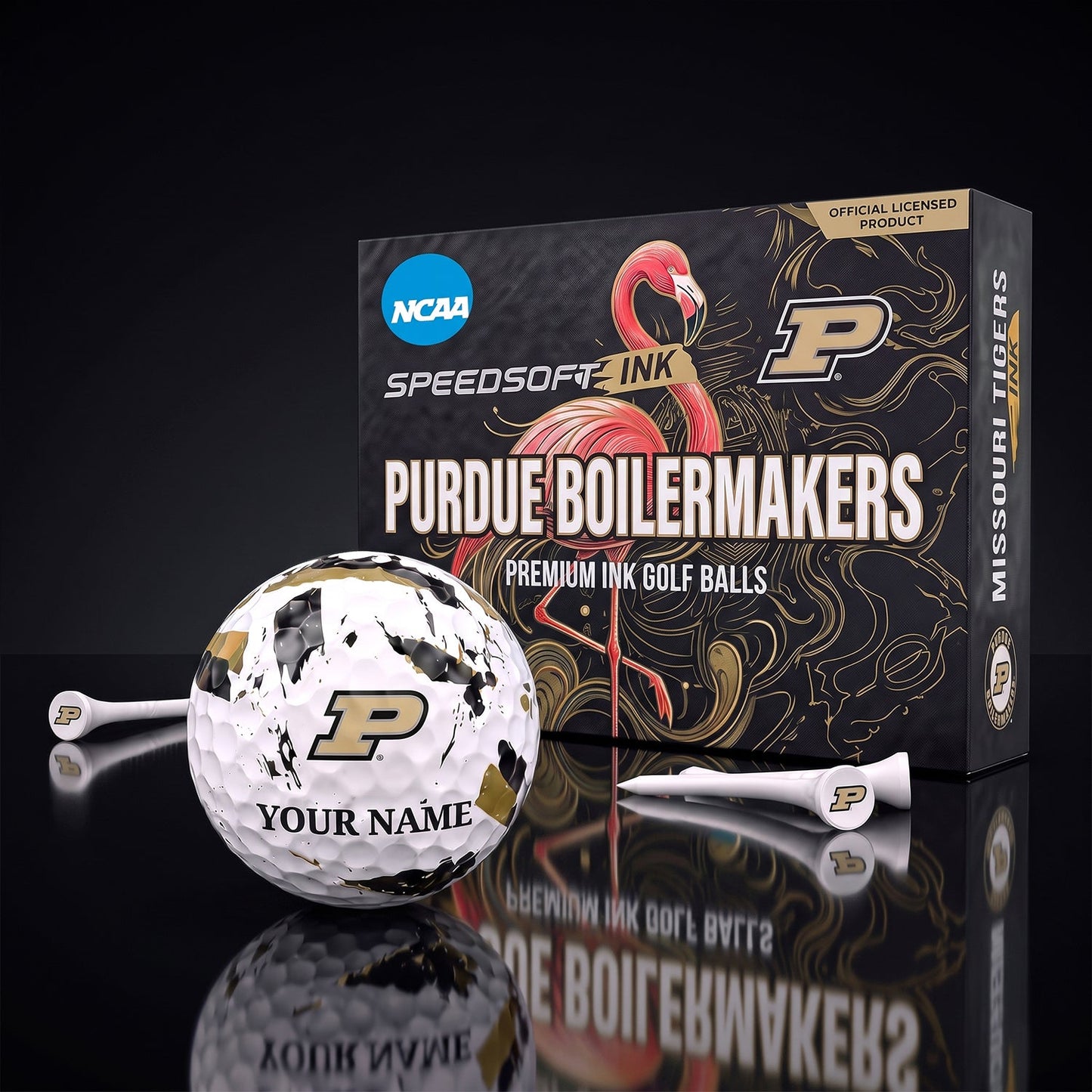 PREMIUM NCAA X PO EXCLUSIVE PERSONALIZED GOLF BALL SET LIMITED EDTION
