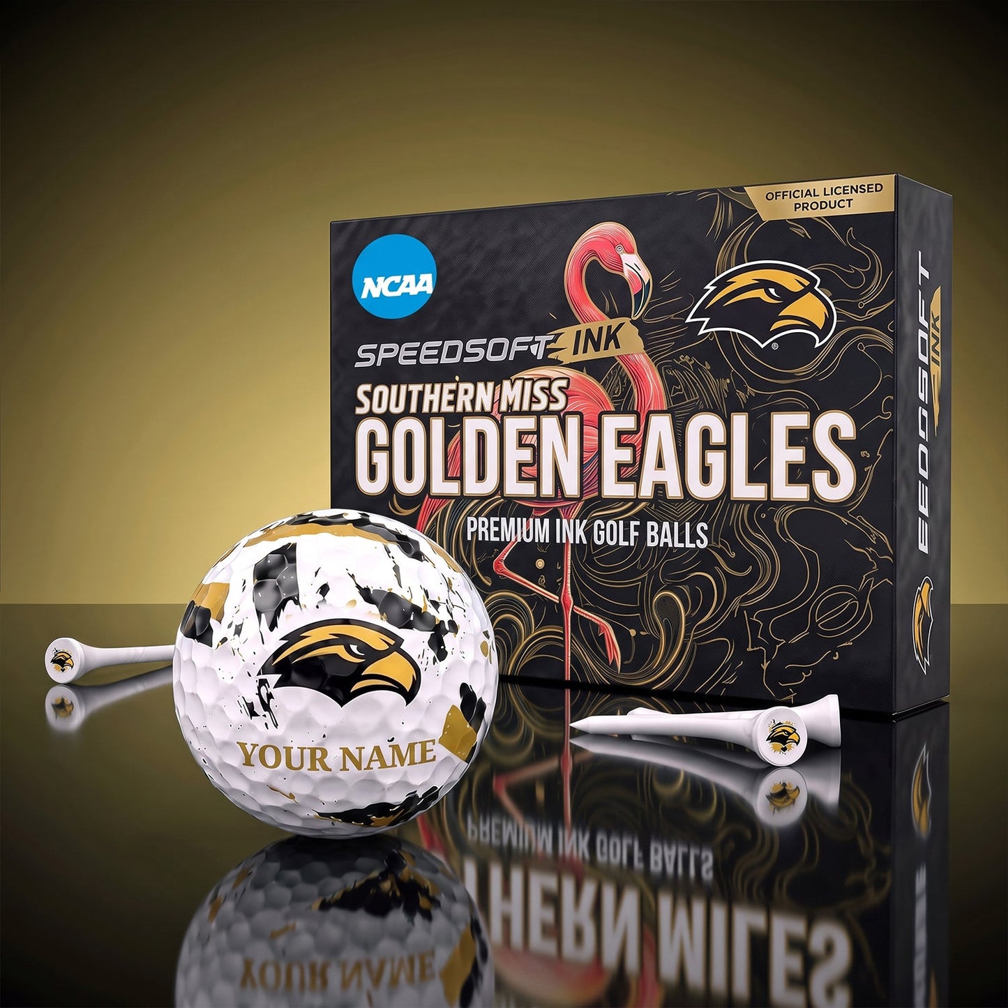 PREMIUM NCAA X SMGA EXCLUSIVE PERSONALIZED GOLF BALL SET LIMITED EDTION