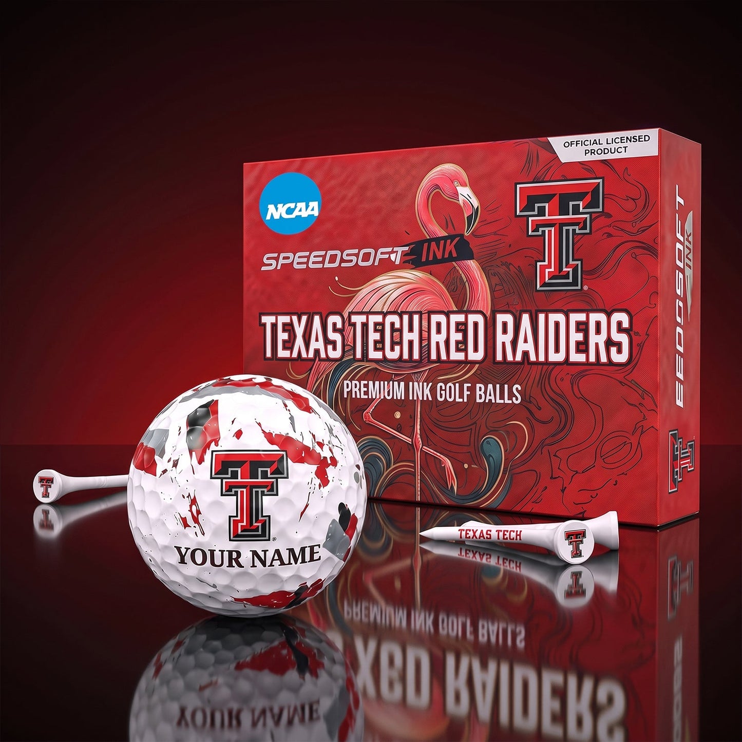 PREMIUM NCAA X TTRR EXCLUSIVE PERSONALIZED GOLF BALL SET LIMITED EDTION