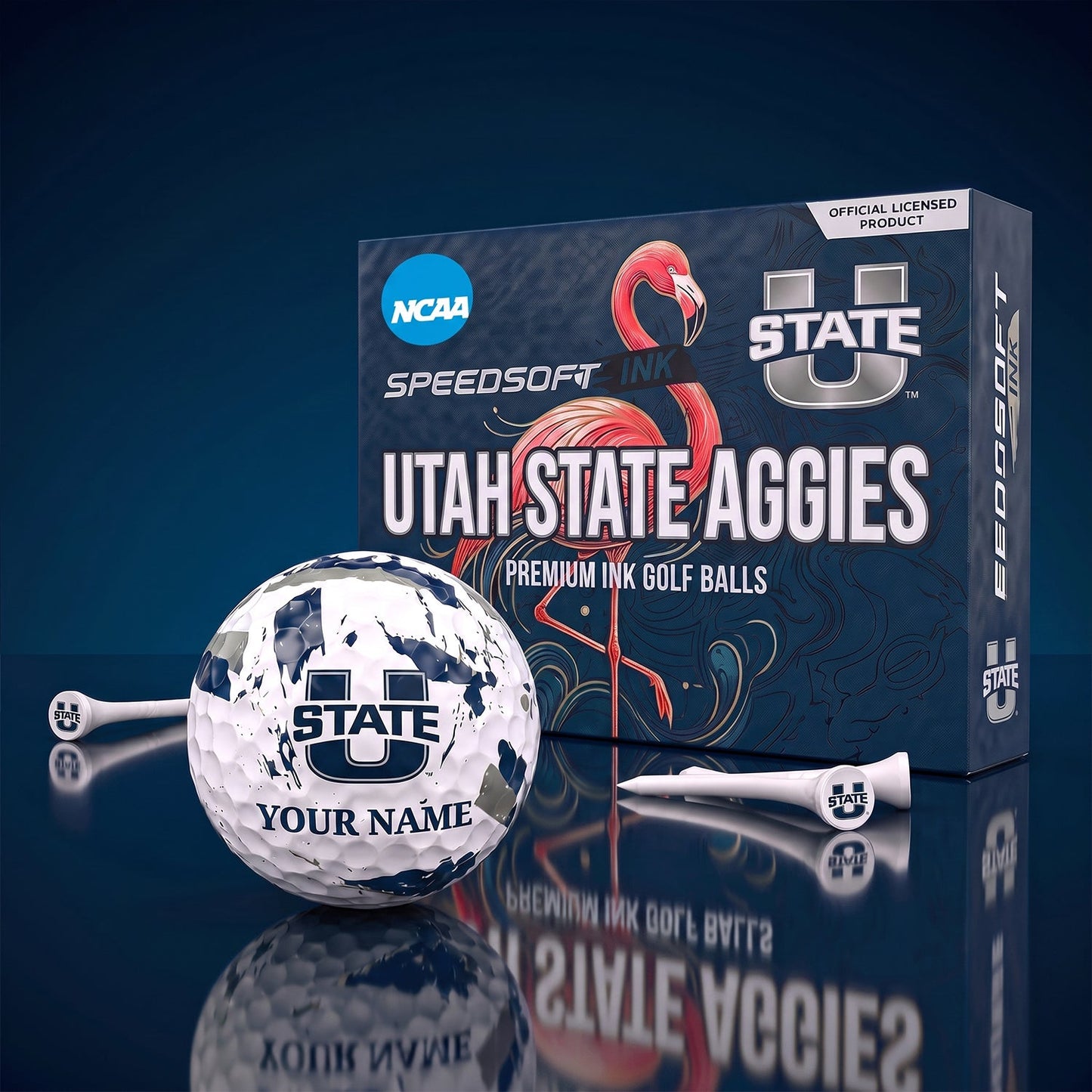 PREMIUM NCAA X UTAH EXCLUSIVE PERSONALIZED GOLF BALL SET LIMITED EDTION