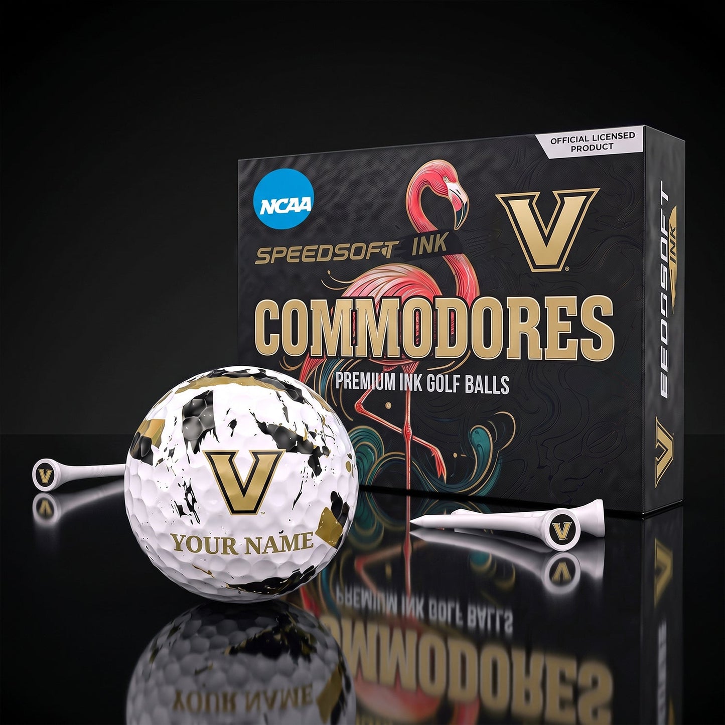 PREMIUM NCAA X VC EXCLUSIVE PERSONALIZED GOLF BALL SET LIMITED EDTION