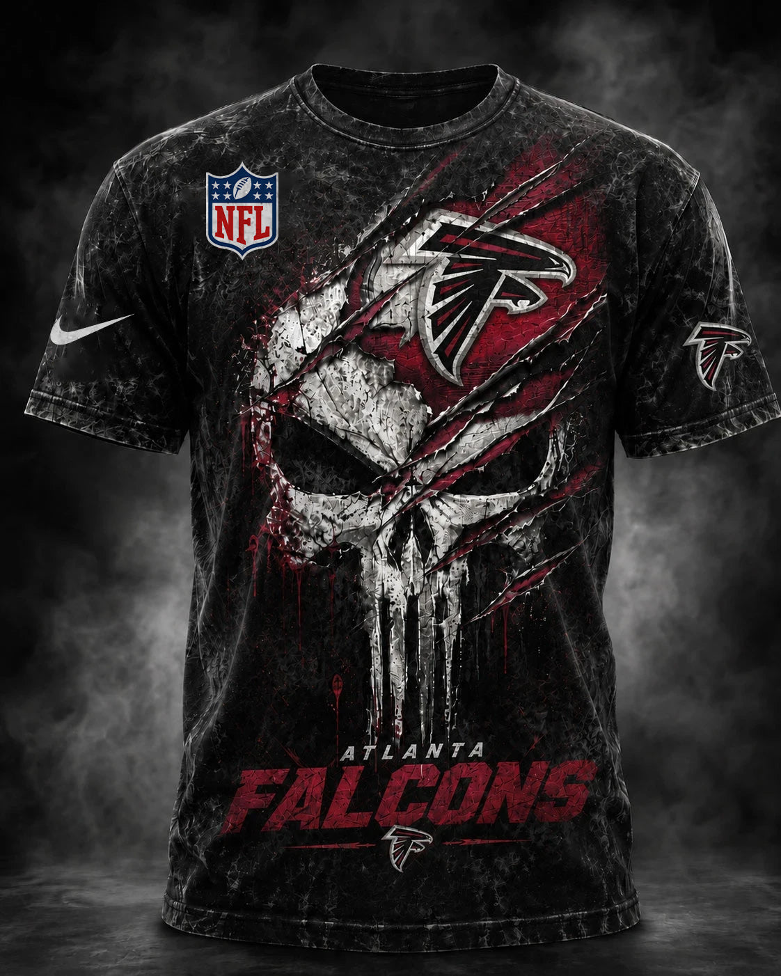 PREMIUM NFL X ATL EXCLUSIVE OLD-SKULL 3D Tshirt LIMITED EDITION