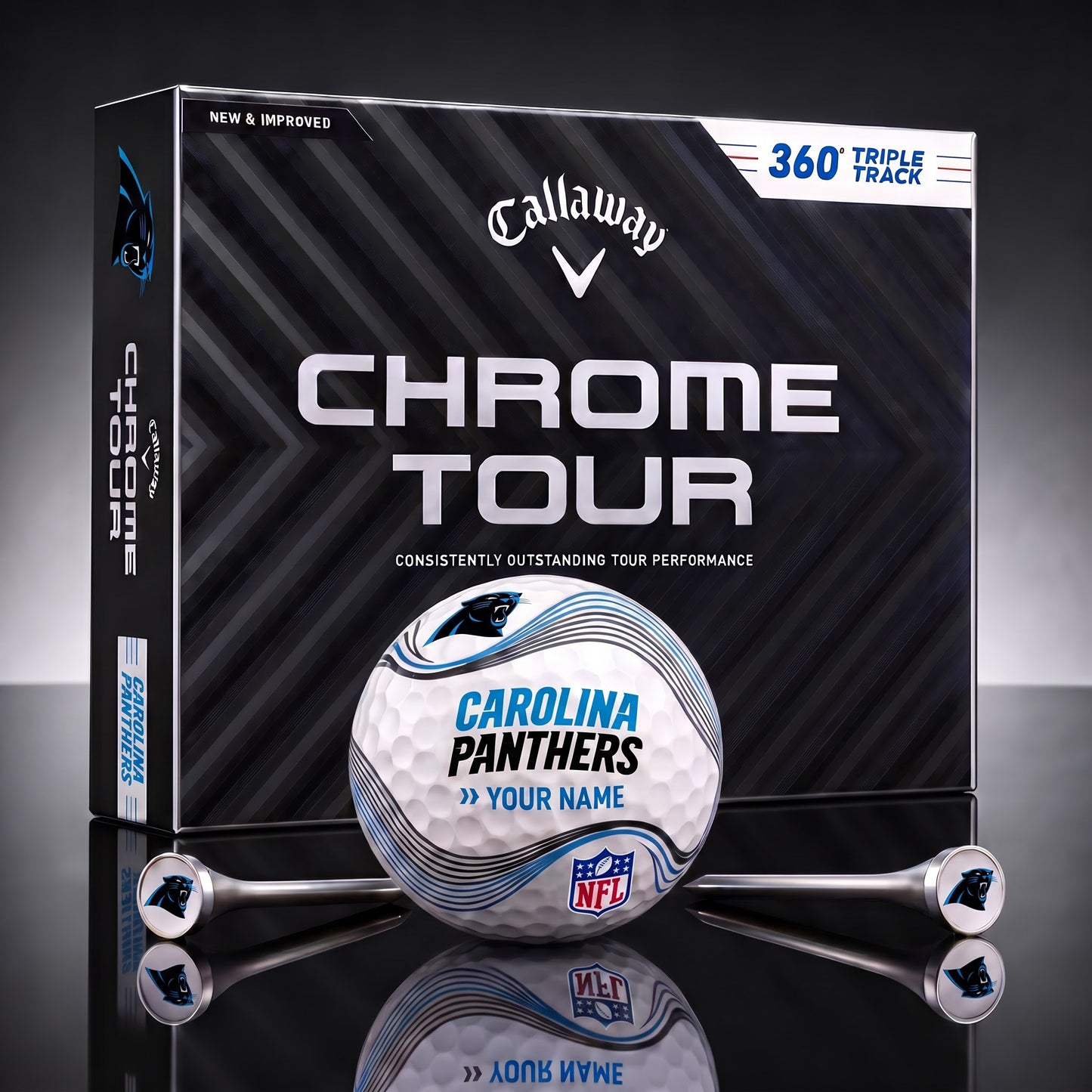 PREMIUM NFL X CAR DELUX PERSONALIZED GOLF BALL FOR TOURNAMENT V33 LIMITED EDITION