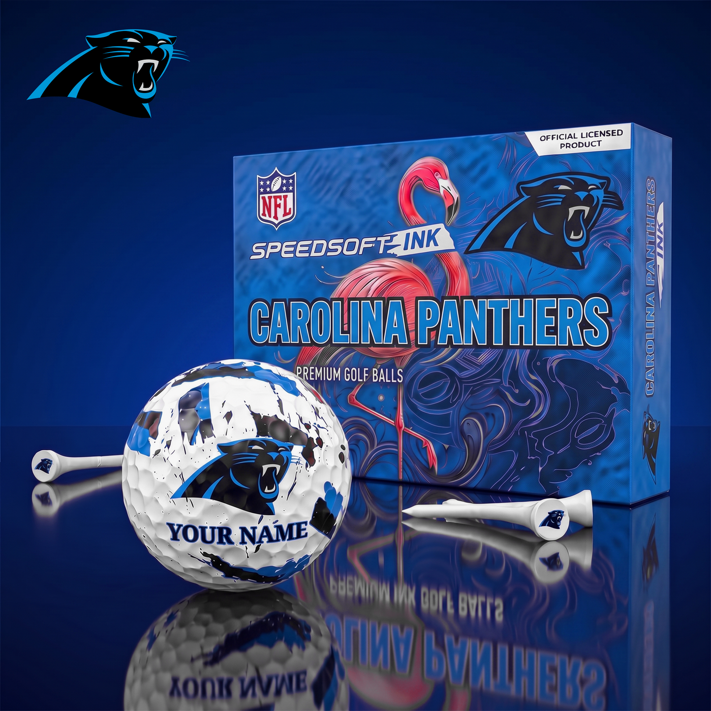 PREMIUM NFL X CP EXCLUSIVE PERSONALIZED GOLF BALL SET LIMITED EDTION