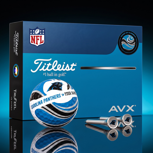 PREMIUM NFL X CP EXCLUSIVE  TOURNAMENT  PERSONALIZED GOLF BALL V6 COLLECTION