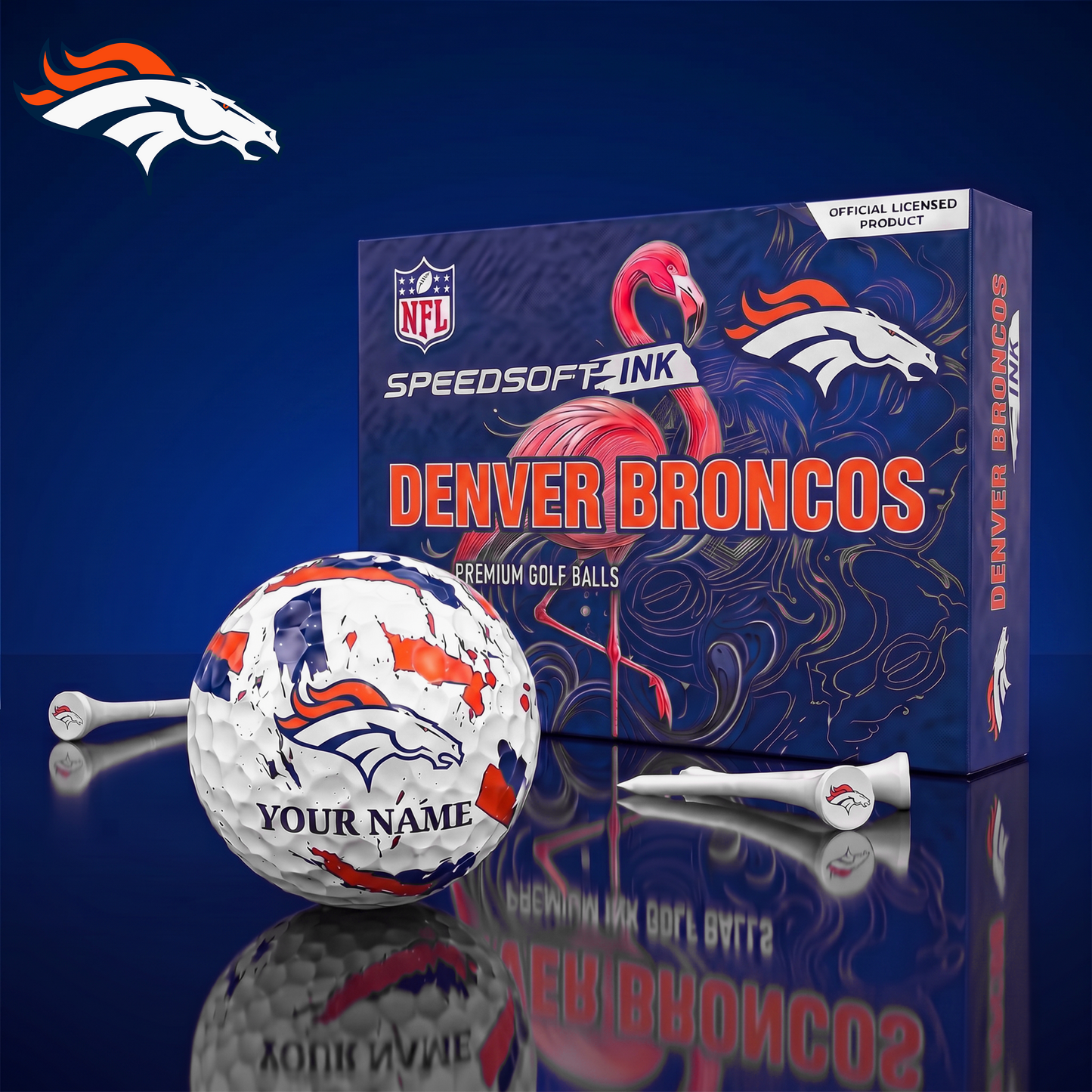 PREMIUM NFL X DB EXCLUSIVE PERSONALIZED GOLF BALL SET LIMITED EDTION