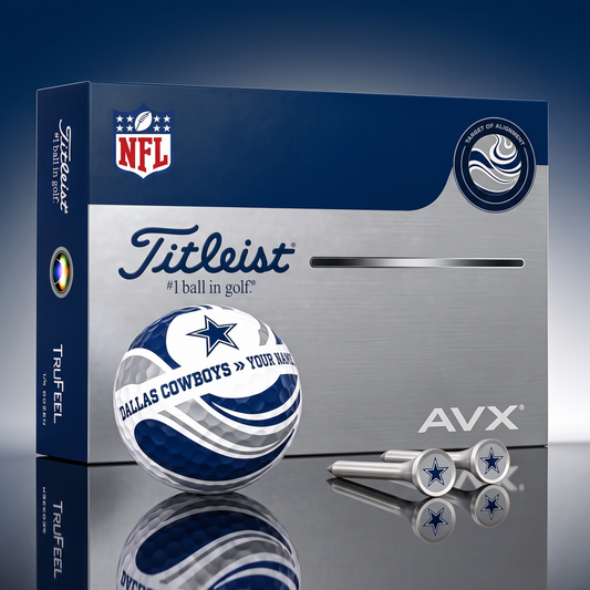 PREMIUM NFL X DC EXCLUSIVE  TOURNAMENT  PERSONALIZED GOLF BALL V6 COLLECTION