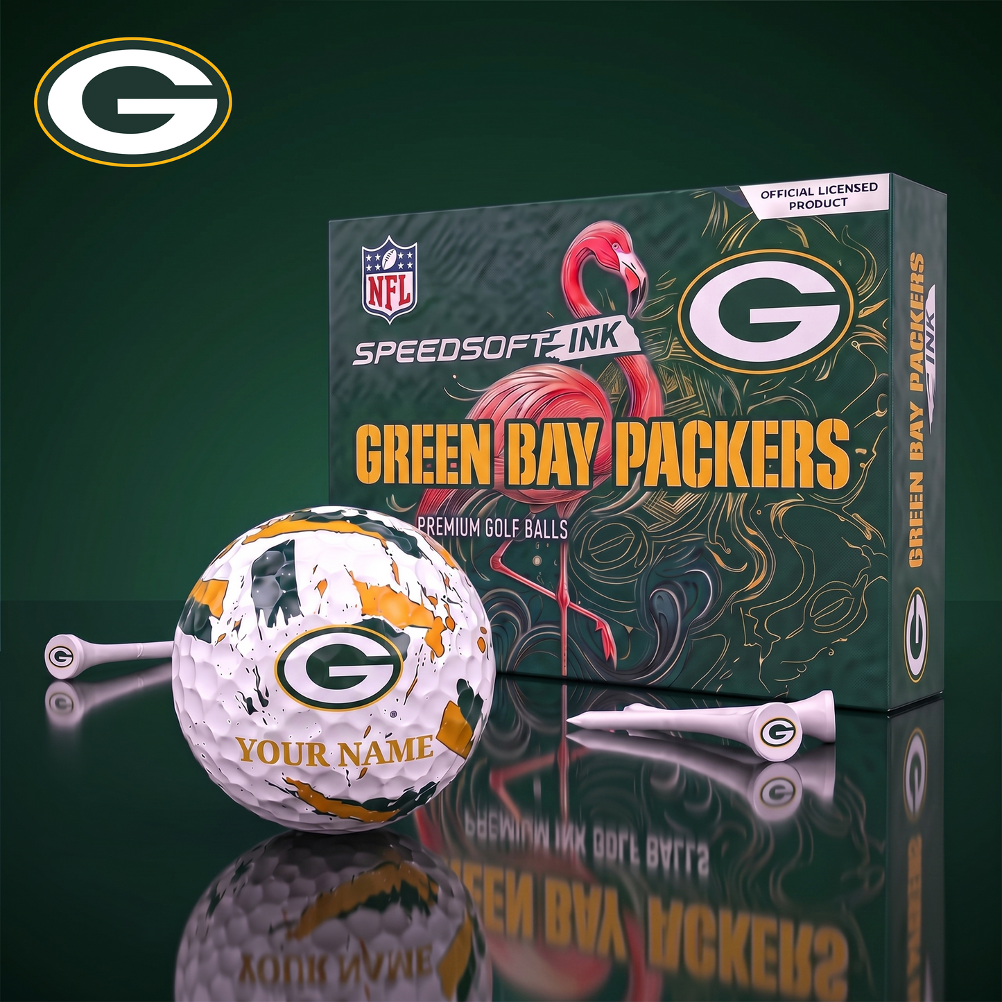 PREMIUM NFL X GBP  EXCLUSIVE PERSONALIZED GOLF BALL SET LIMITED EDTION